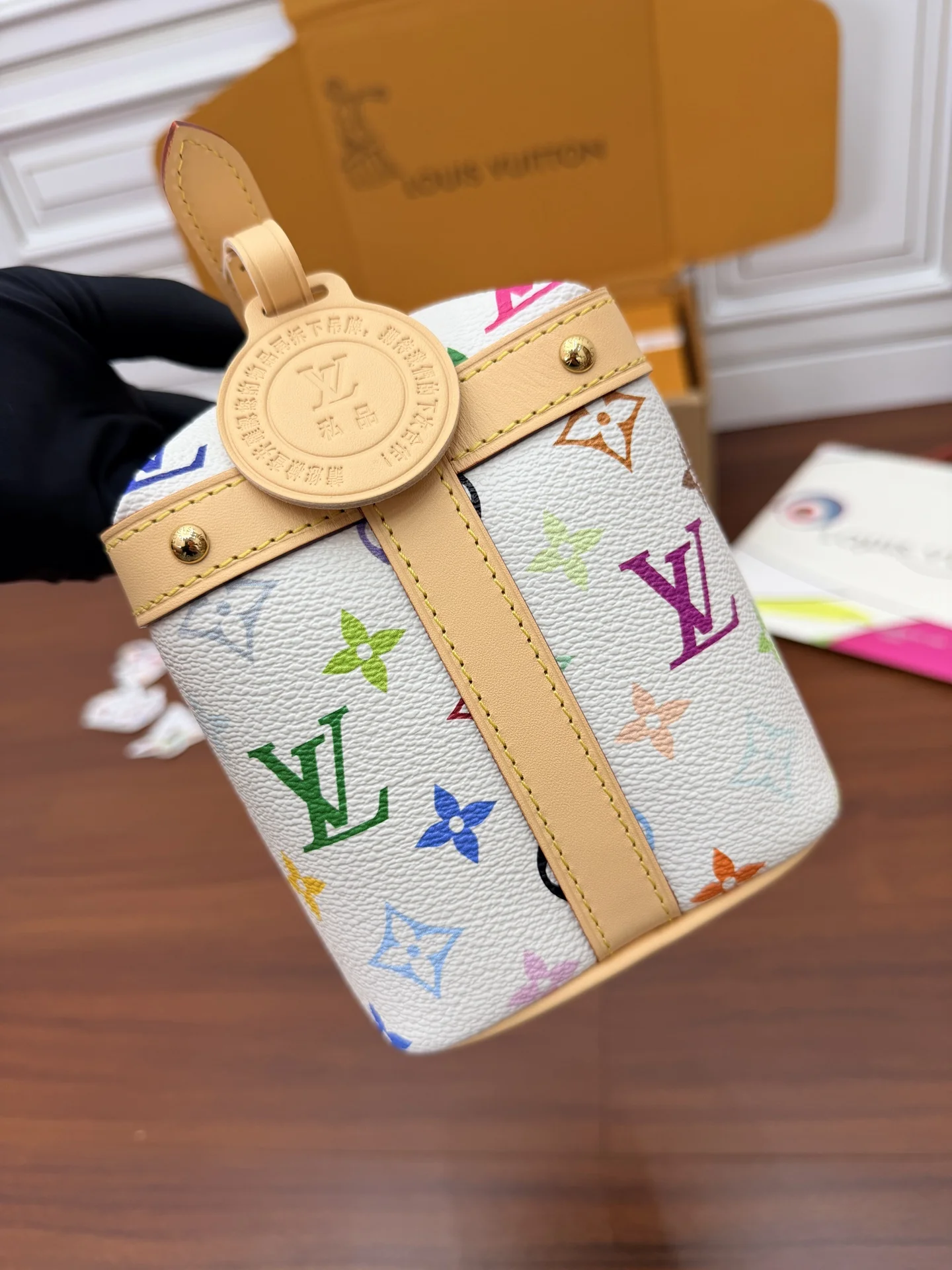 Louis Vuitton M27900 Dynamic Electronic Chip Diamond Fabric Bag Shoulder Bag - Detail view 7