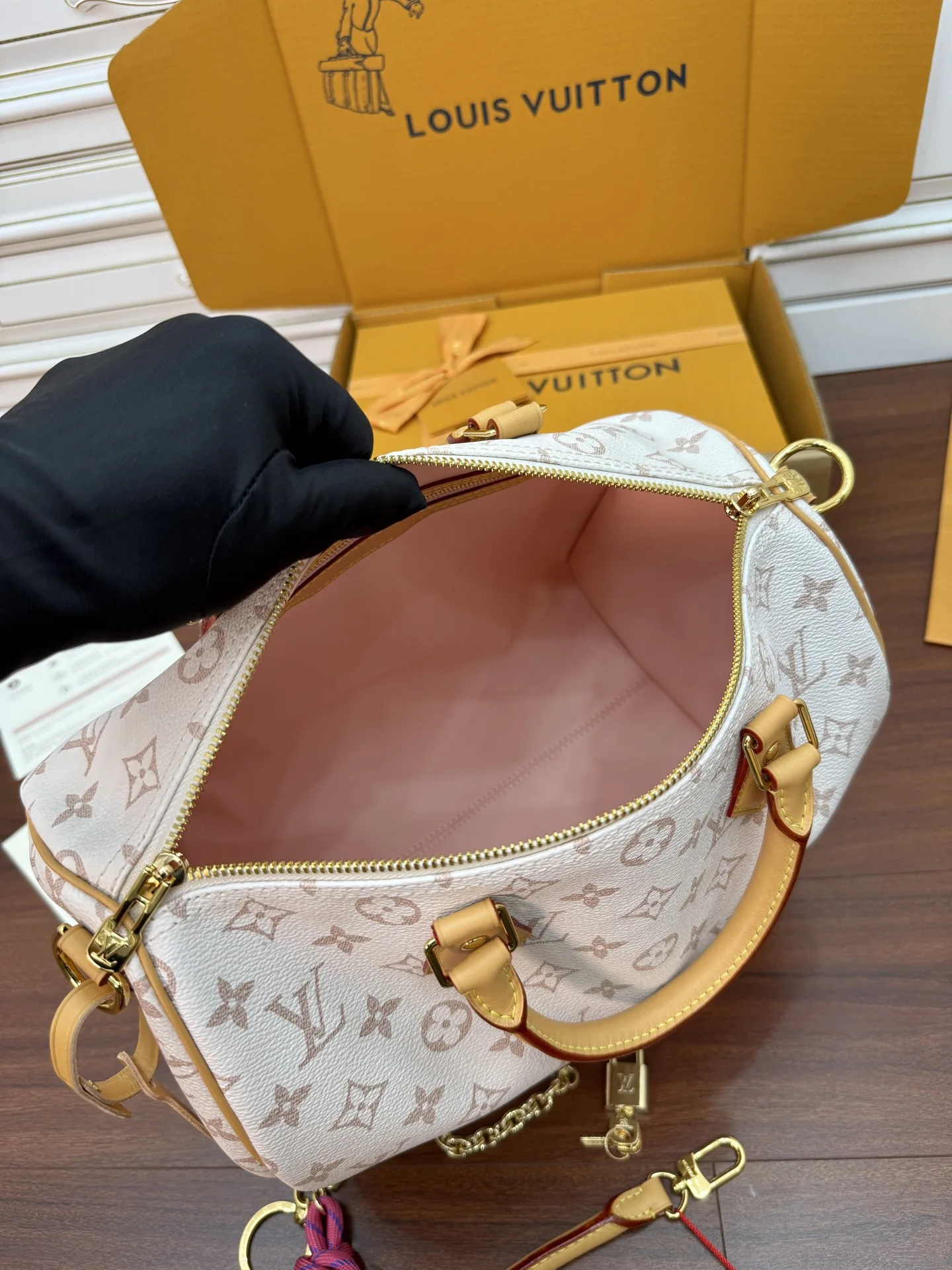LVM15108 动态电子芯片菱形面料包 肩背包 - 细节图 4