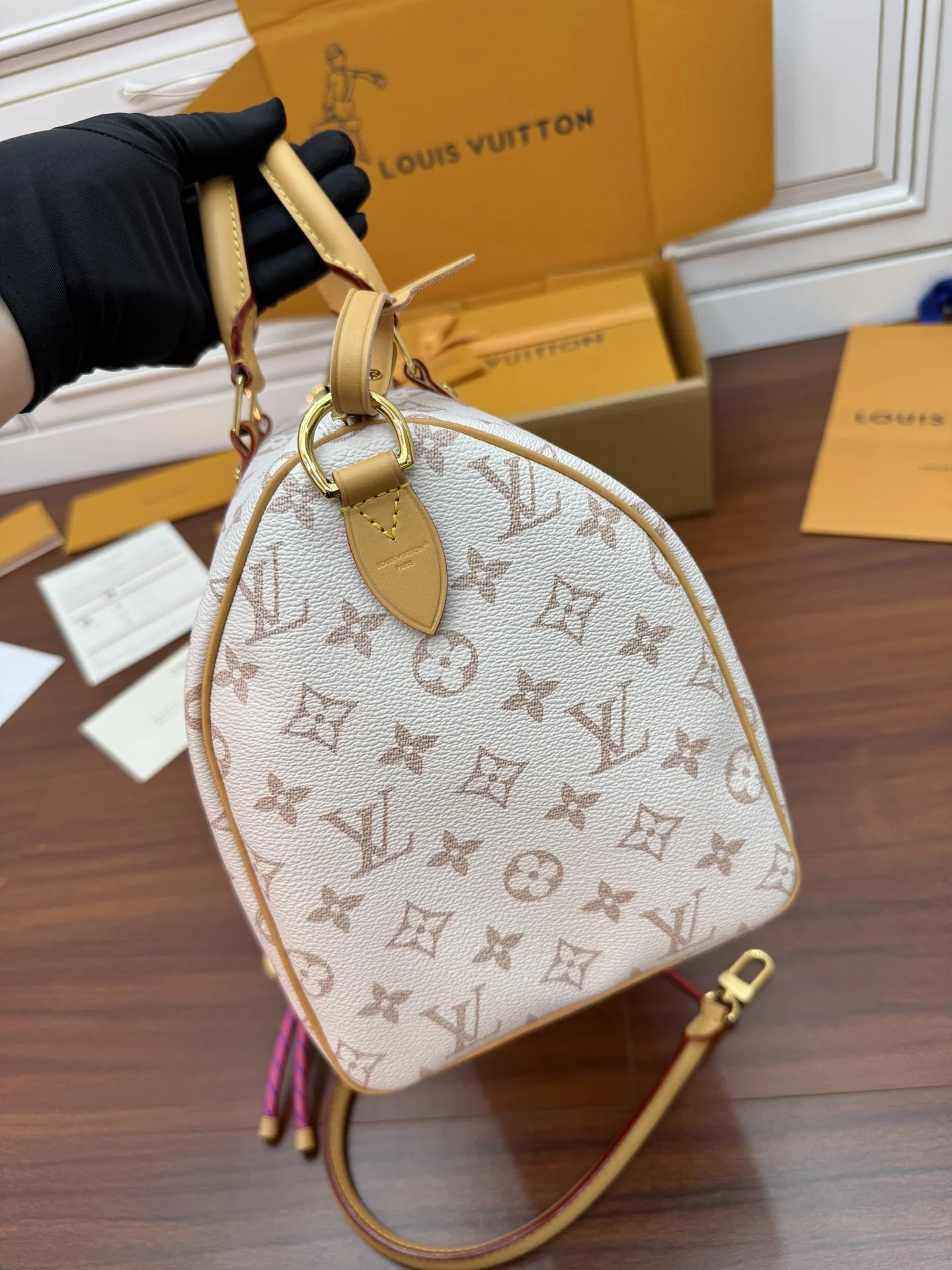 LVM15108 动态电子芯片菱形面料包 肩背包 - 细节图 7