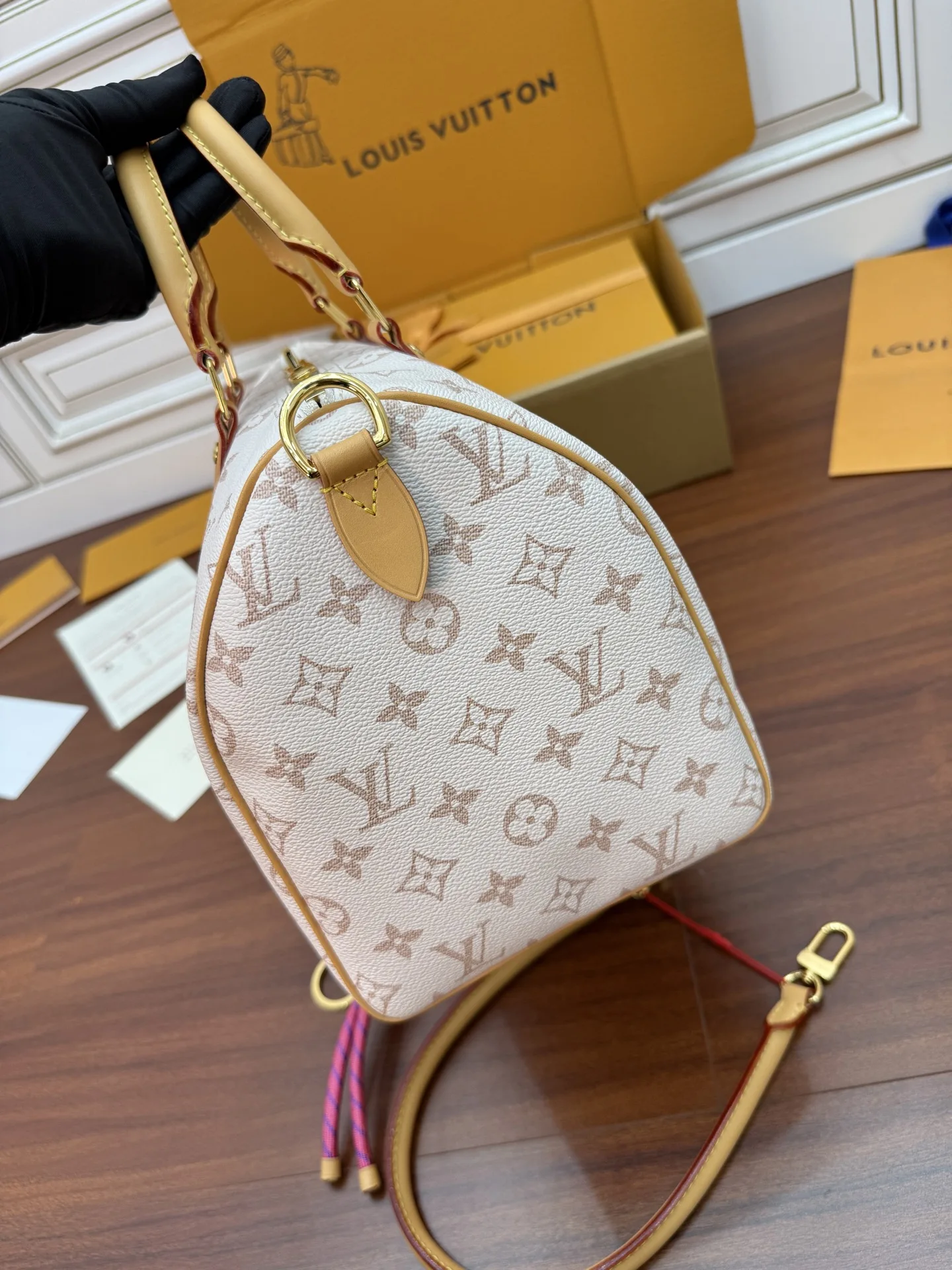 LVM15108 动态电子芯片菱形面料包 肩背包 - 细节图 8