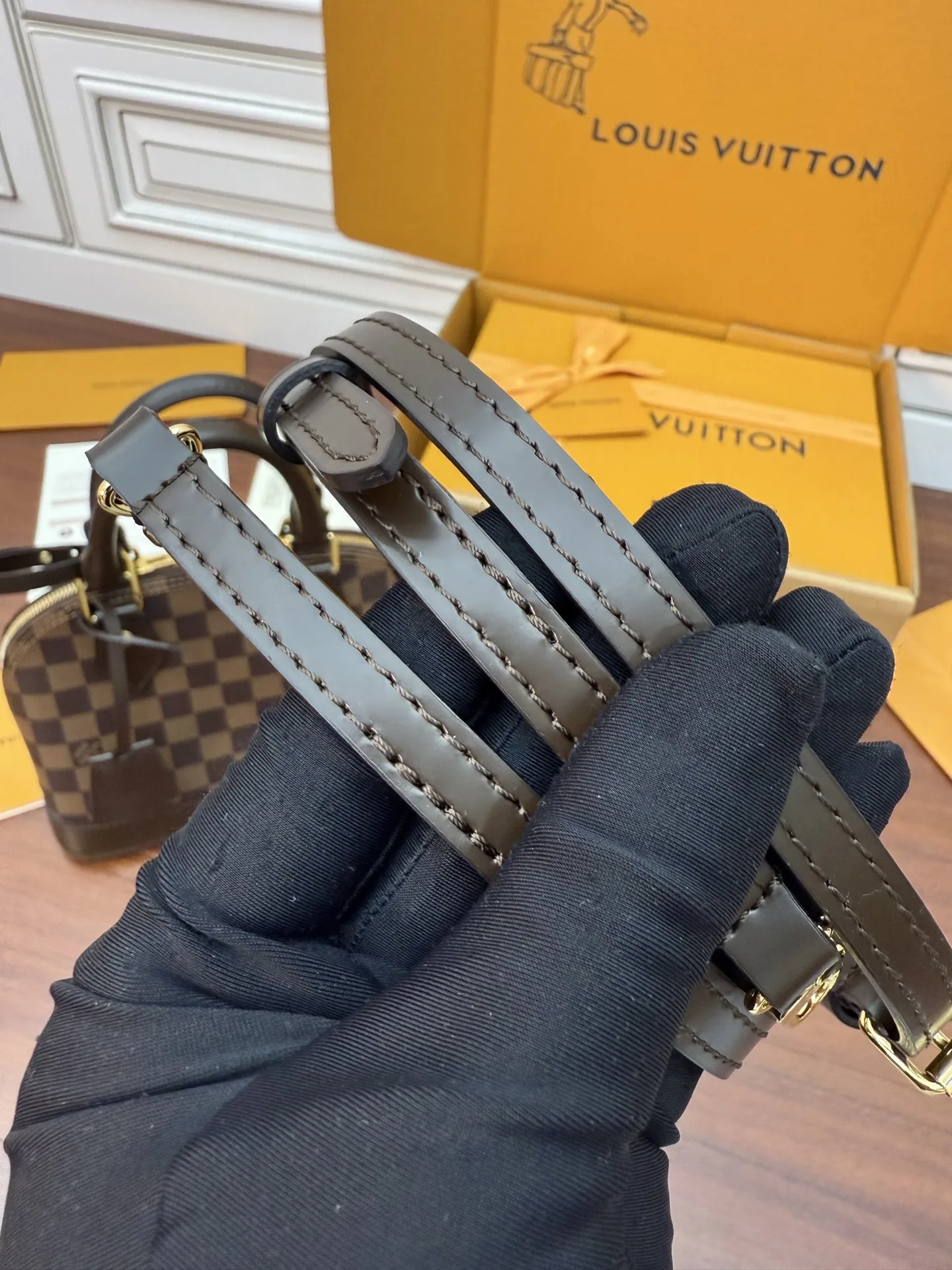LVN40606 动态电子芯片菱形面料女士包 斜挎包 - 细节图 8