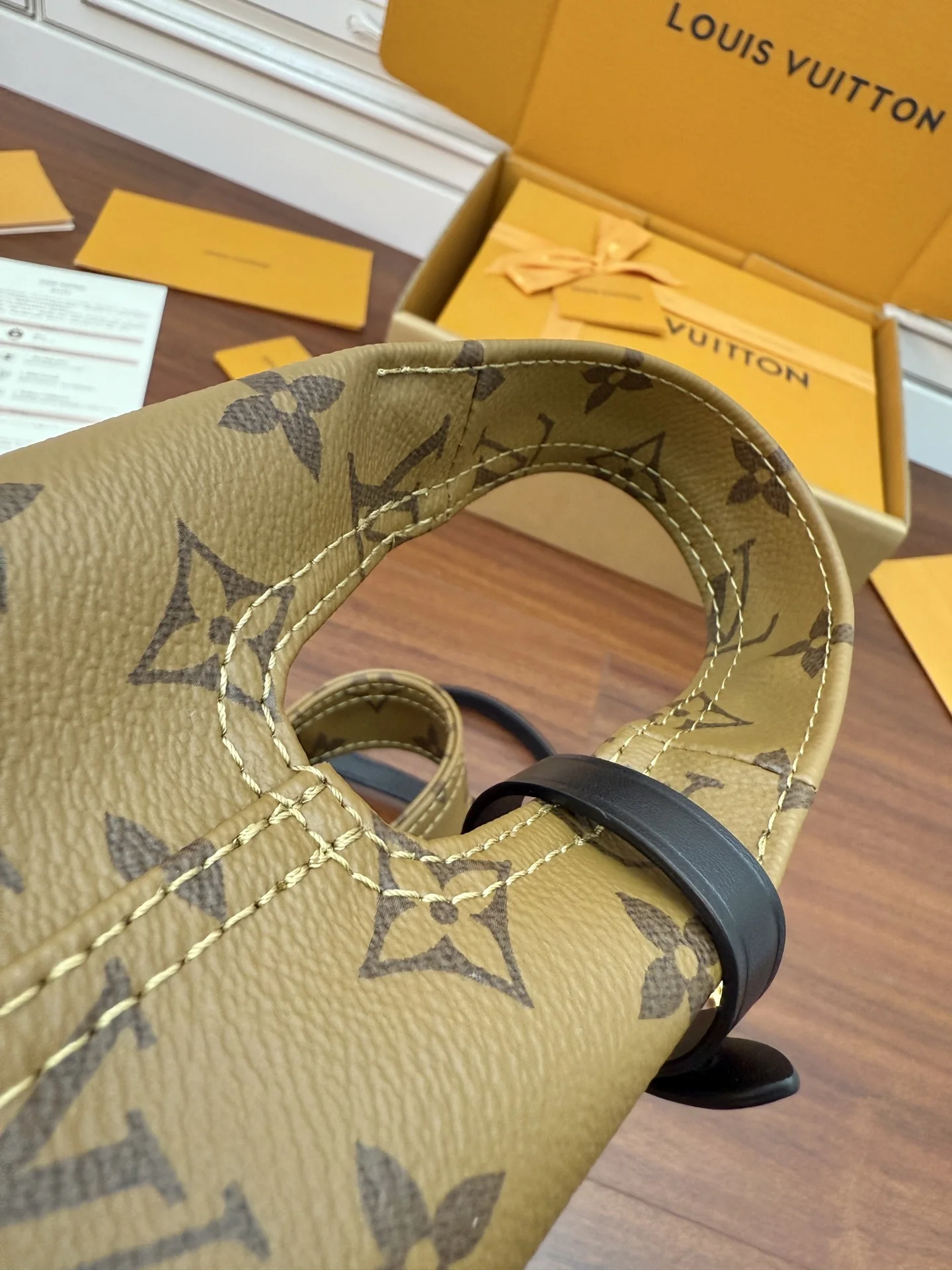 Louis Vuitton M46816 Dynamic Electronic Chip Diamond Fabric Bag Shoulder Bag - Detail view 9