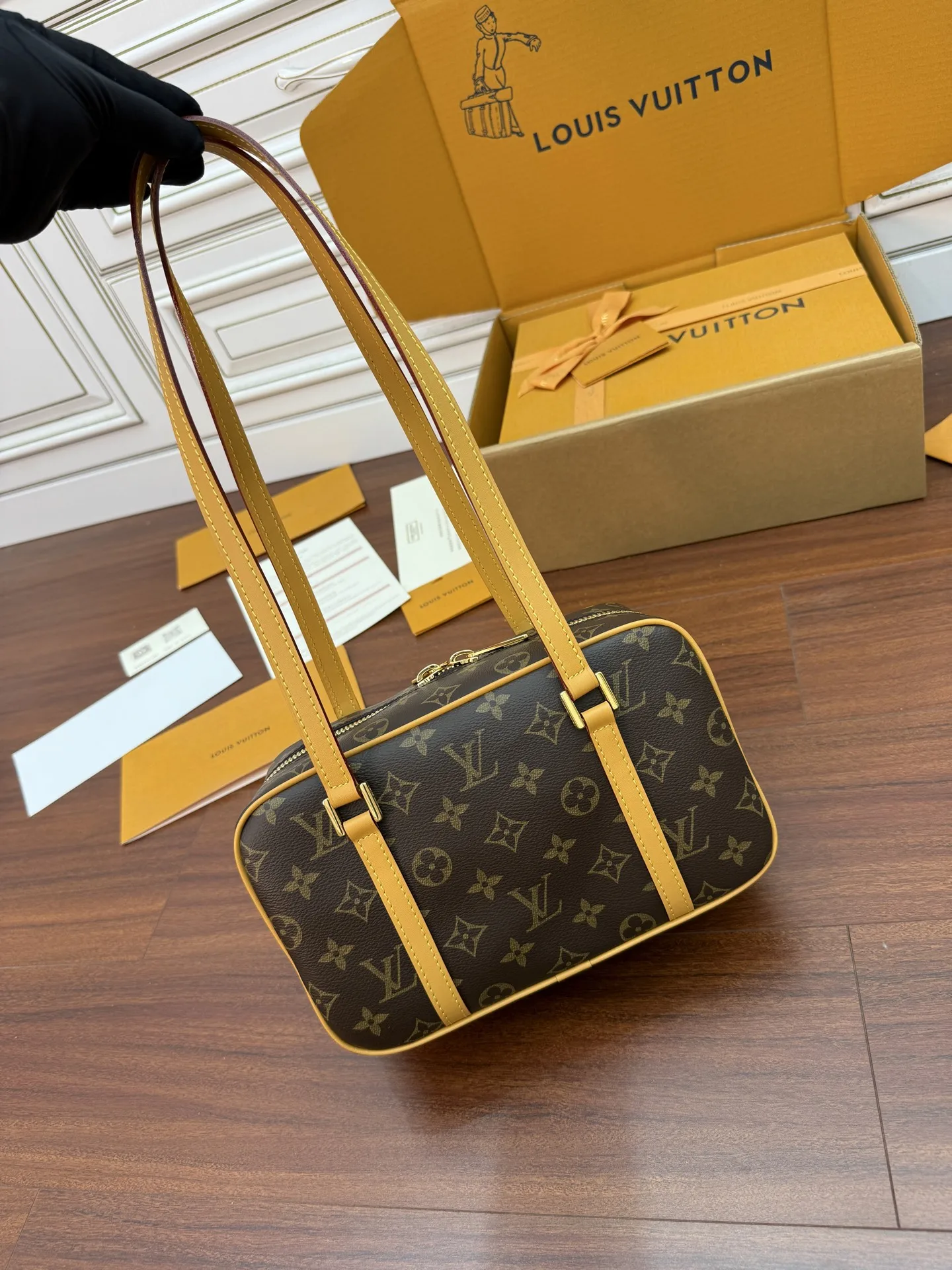 Louis Vuitton M46321 Dynamic Electronic Chip Diamond Fabric Bag Shoulder Bag - Detail view 9