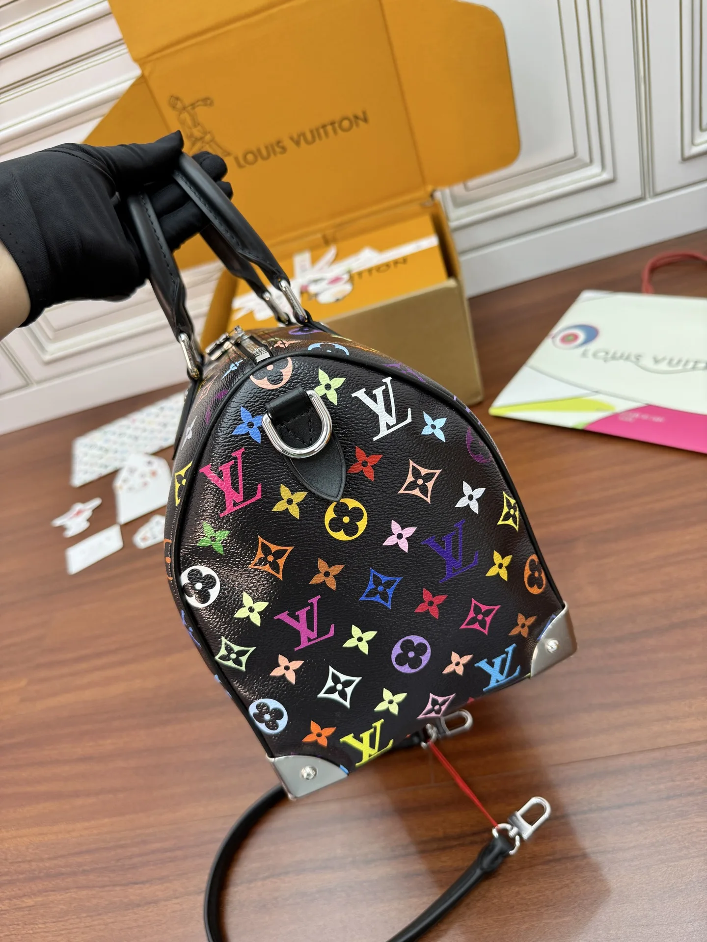 Louis Vuitton M13257 Dynamic Electronic Chip Diamond Fabric Bag Shoulder Bag - Detail view 9