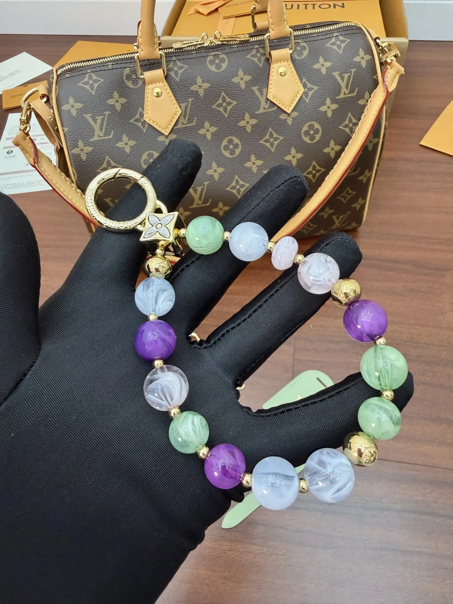 LVM15107 动态电子芯片菱形面料包 肩背包 - 细节图 6