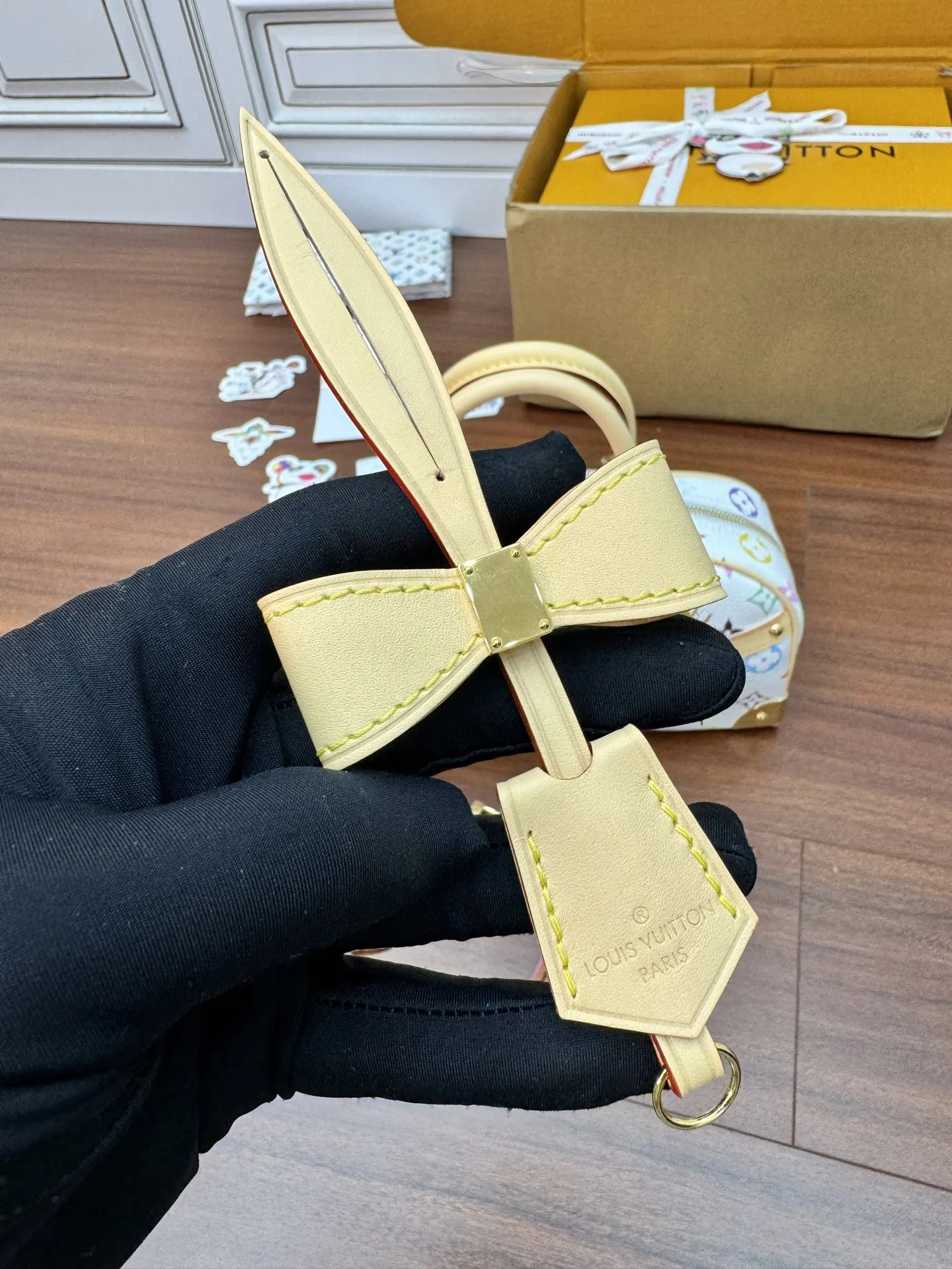 LVM13084 动态电子芯片菱形面料包斜挎包 - 细节图 6