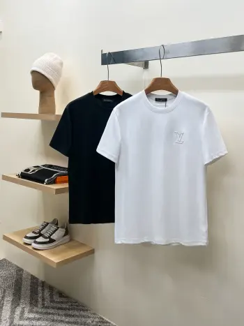 新品驴牌lv男士新款圆领短袖