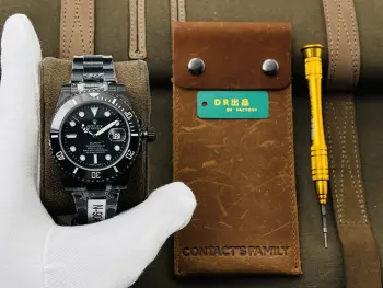  DR Factory2022虎年力作 IPK改装作品---BLAKEN款水鬼全系列 劳.力士Rolex碳黑钢皇 改装劳.力士水鬼系列 巅峰神器 1  BLAKEN高级改装水鬼系列 让您美美的 酷酷的 2  表身DLC黑色金刚膜 Blacken改装团队特有的暗夜黑表盘砂砾效果100%还原 3  搭载2836机芯机械 稳定性强 4  直径40毫米 厚度11毫米 DR Factory神作 欢迎您的品鉴  送强光杀菌笔一支 