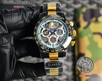 **BLAKEN UPGRADE ALERT!**第六代迪通拿碳黑复刻版 镂空设计 6th Gen Daytona Carbon Black Replica 40mm上手绝了 核心亮点一眼种草   12.2mm超薄机身 12.2mm Ultra-thin Case 甩开市面13.5mm普通款  全实心精钢 Solid Stainless Steel 打造 接缝几乎0缝隙 质感拉满   哑黑套件 Matte Black Kit 升级+多色圈口 Multi-color Bezels 可选 后期想换风格随便搭 个性党狂喜   表带双选项 硅胶款 Silicone Strap 轻便舒适/精钢款 Steel Strap 硬朗有范儿 CNC全程精雕 CNC Precision Engraving + 人工打磨 细节控直接爱住  机芯硬核 4802一体机芯 4802 Integrated Movement 搭载72-hour Long Power Reserve长储能 计时功能 Chronograph Function 和专柜同步 走时稳得一批 贴心设计 蚝式保险扣 Oyster Safety Cl