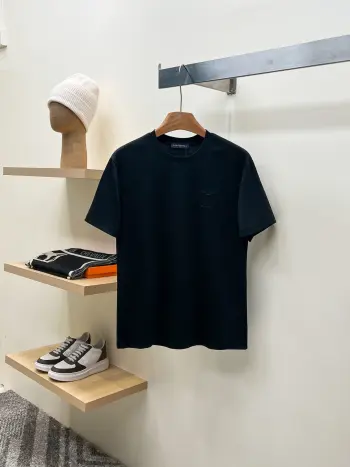 新品驴牌lv男士新款圆领短袖