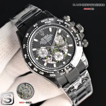 **BLAKEN UPGRADE ALERT!**劳力士 ROLEX 迪通拿系列 第六代迪通拿碳黑复刻版 镂空设计 6th Gen Daytona Carbon Black Replica 40mm上手绝了 核心亮点一眼种草 BKL   12.2mm超薄机身 12.2mm Ultra-thin Case 甩开市面13.5mm普通款  全实心精钢 Solid Stainless Steel 打造 接缝几乎0缝隙 质感拉满   哑黑套件 Matte Black Kit 升级+多色圈口 Multi-color Bezels 可选 后期想换风格随便搭 个性党狂喜   表带双选项 硅胶款 Silicone Strap 轻便舒适/精钢款 Steel Strap 硬朗有范儿 CNC全程精雕 CNC Precision Engraving + 人工打磨 细节控直接爱住  机芯硬核 4802一体机芯 4802 Integrated Movement 搭载72-hour Long Power Reserve长储能 计时功能 Chronograph Function 和专柜同步 走时稳得一批 贴心设计 蚝式