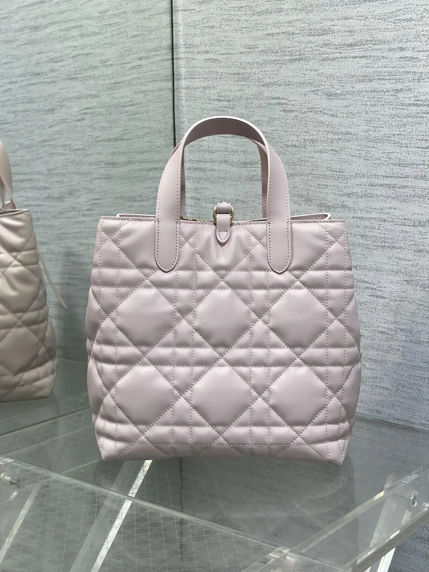迪奥银油蜡皮Toujours竖版系列迷你斜挎包 女士斜挎包 - 细节图 4