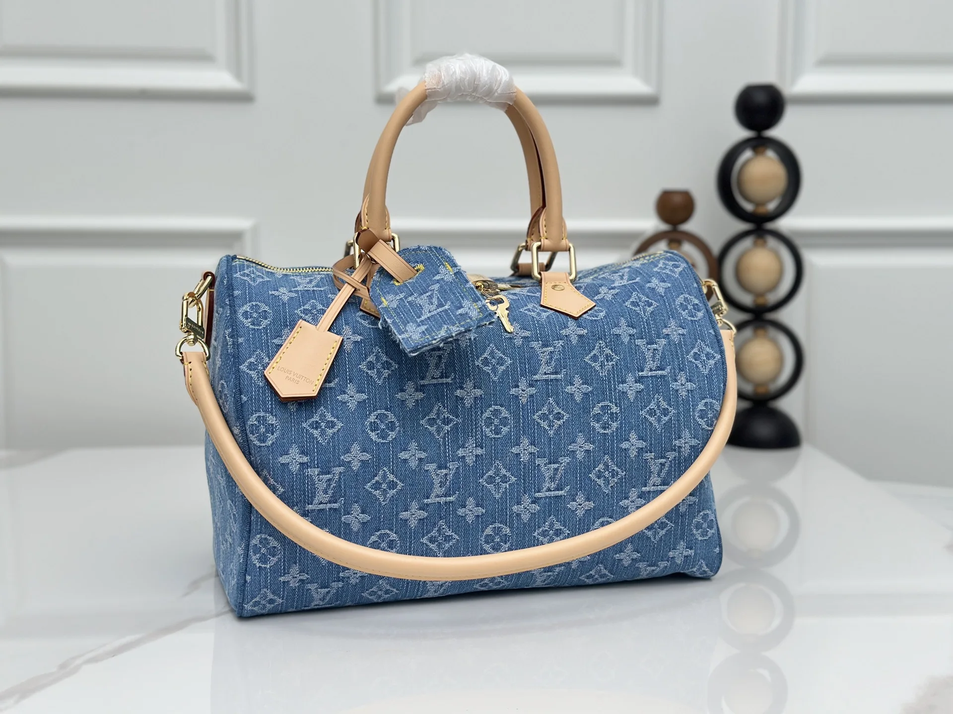 Louis Vuitton M14430 Denim Bucket Bag Shoulder Bag - Detail view 1