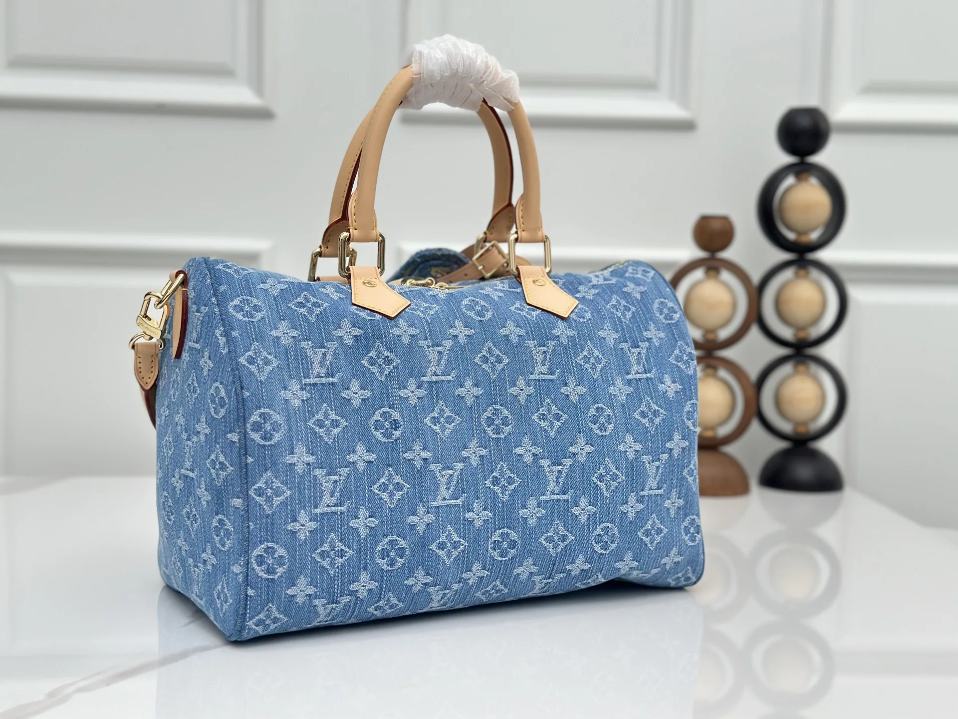 Louis Vuitton M14430 Denim Bucket Bag Shoulder Bag - Detail view 2