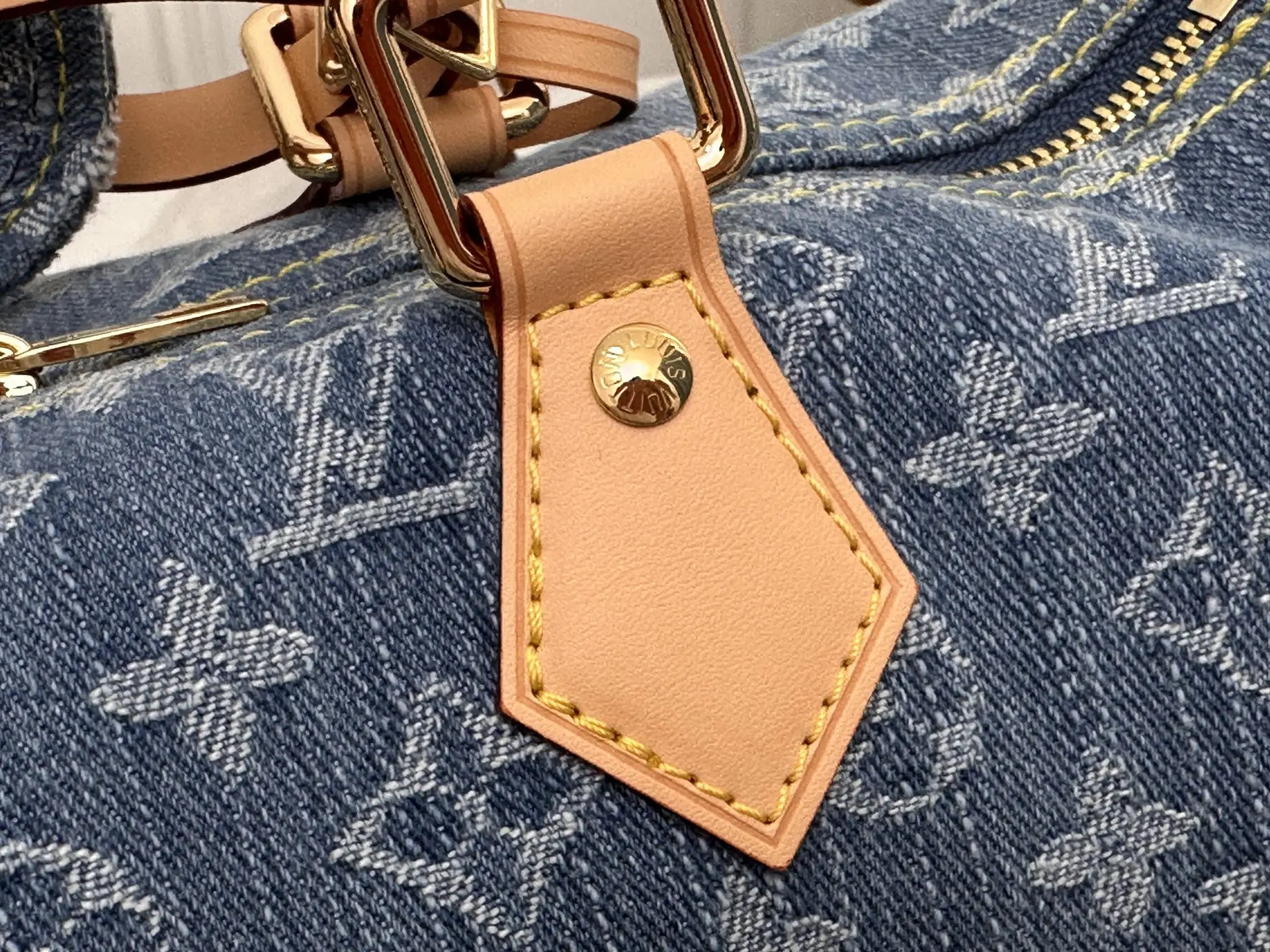 Louis Vuitton M14430 Denim Bucket Bag Shoulder Bag - Detail view 9