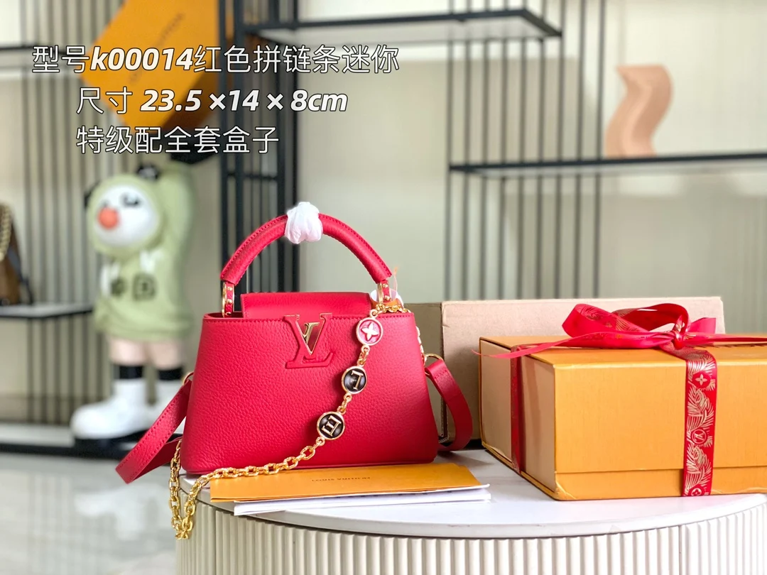 LVK00014 意大利A级皮料翻盖 斜挎包 - 细节图 1