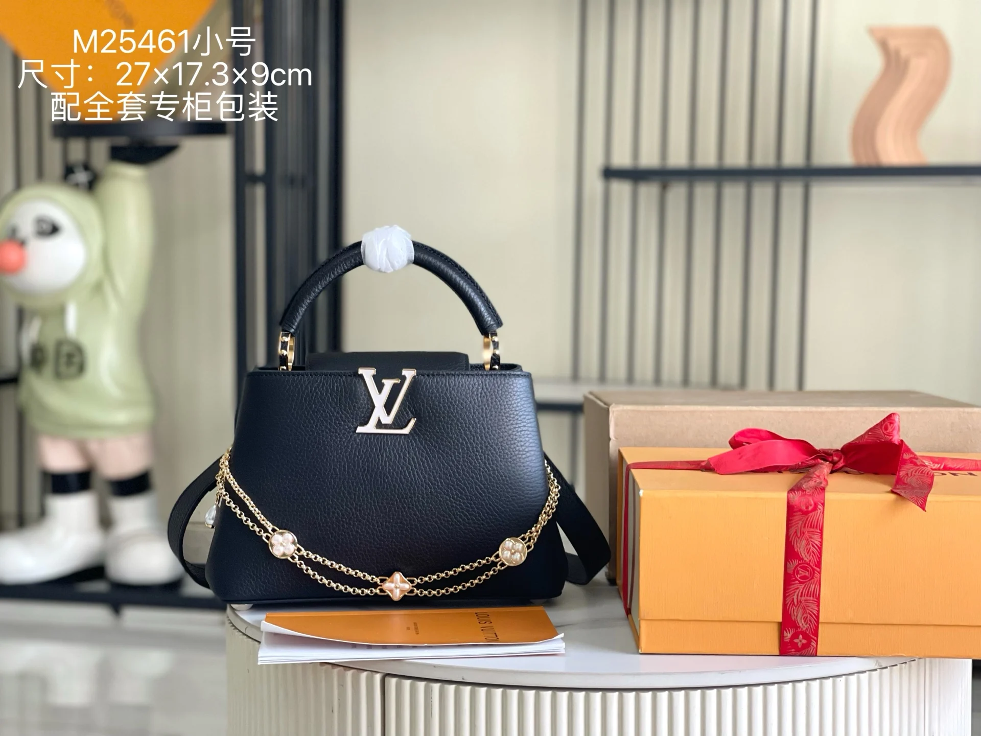 LVM25461 意大利A级皮料手袋 斜挎包 - 细节图 1