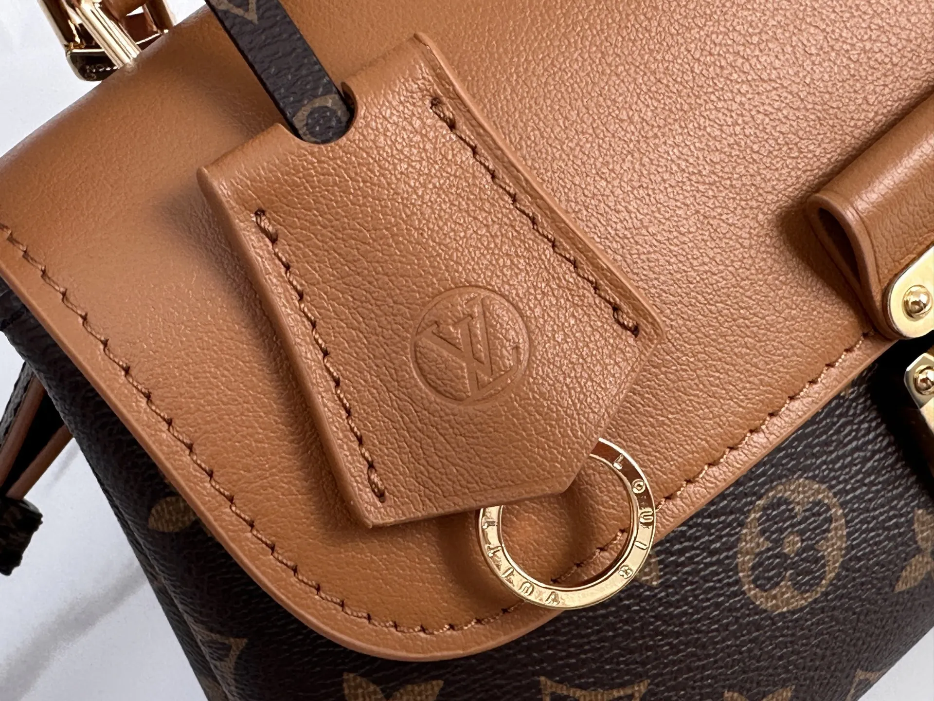 Louis Vuitton M27511 M28288 Old Flower Black Old Flower Brown Classic Canvas Flap Crossbody Bag - Detail view 7