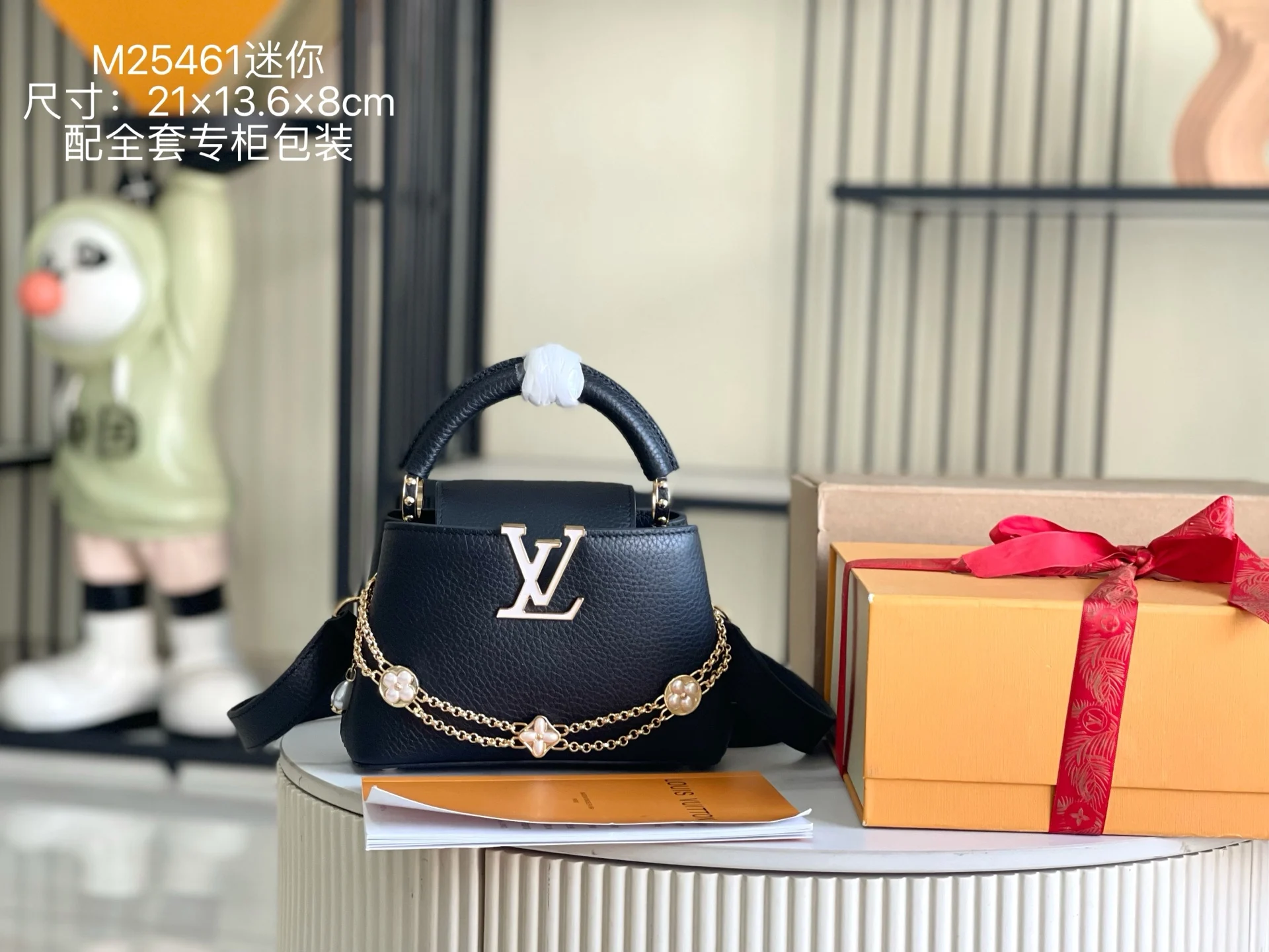 LVM25461 意大利A级皮料手袋 斜挎包 - 细节图 1