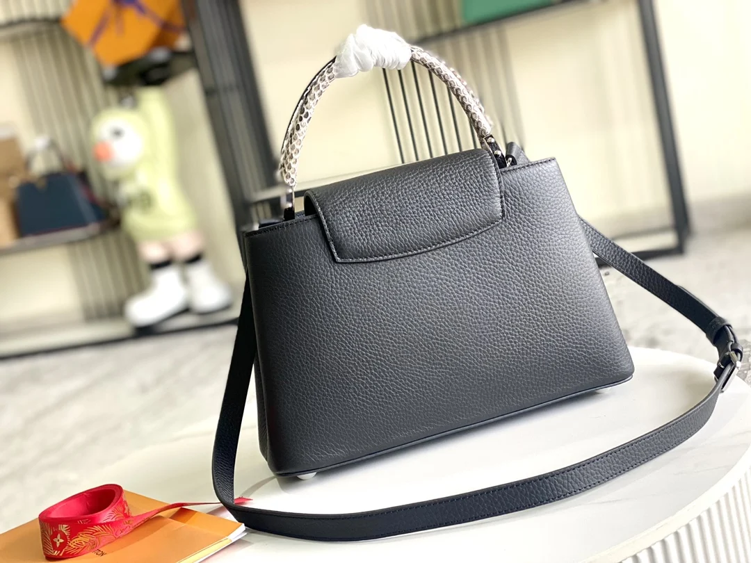 LVN92800 特级全钢五金意大利A级皮包 斜挎包 - 细节图 4