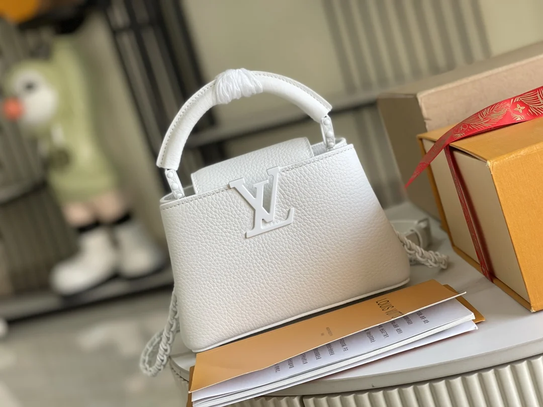 LVM25255 特级全钢五金 意大利A级皮料肩背包 斜挎包 - 细节图 2