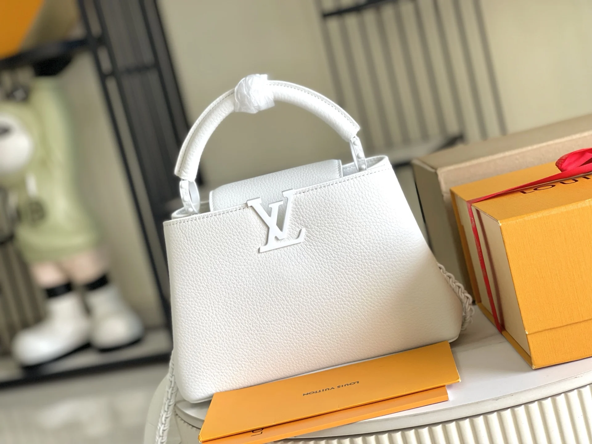 LVM25255 特级全钢五金 意大利A级皮料肩背包 斜挎包 - 细节图 2