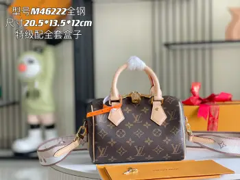 <p> 163 芯片 特级配全套包装 特级全钢五金 原厂皮 M46222 老花杏 皮料是意大利A级皮料是在于品质 五金 面料 手工 油边 A级出品 图片跟产品一致丶配全套包装.尺寸:20.5x13.5x12CM</p>