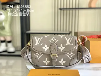 <p> 163 芯片  特级全钢五金 原厂皮M46583 皮料是正品代工厂意大利A级皮料 特级正品 :所谓的特级正品 是在于品质 五金 面料 手工 油边 A级出品 拍摄图跟产品一致丶配图上的全套包装.尺寸:23x16x8.5CM</p>