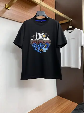 春夏新款 男士纯棉质圆领短袖T恤衫