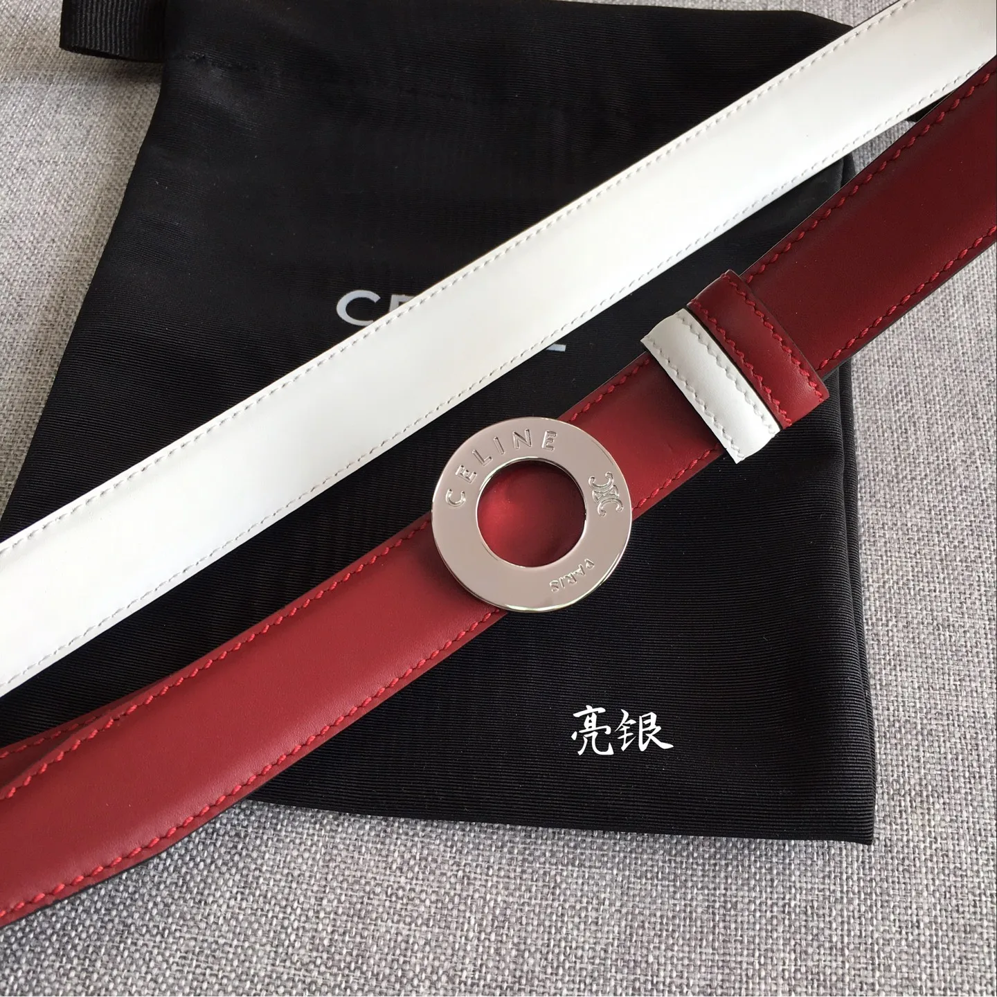 Celine New Three-Dimensional Float Buckle Women s Belt - Detail view 3