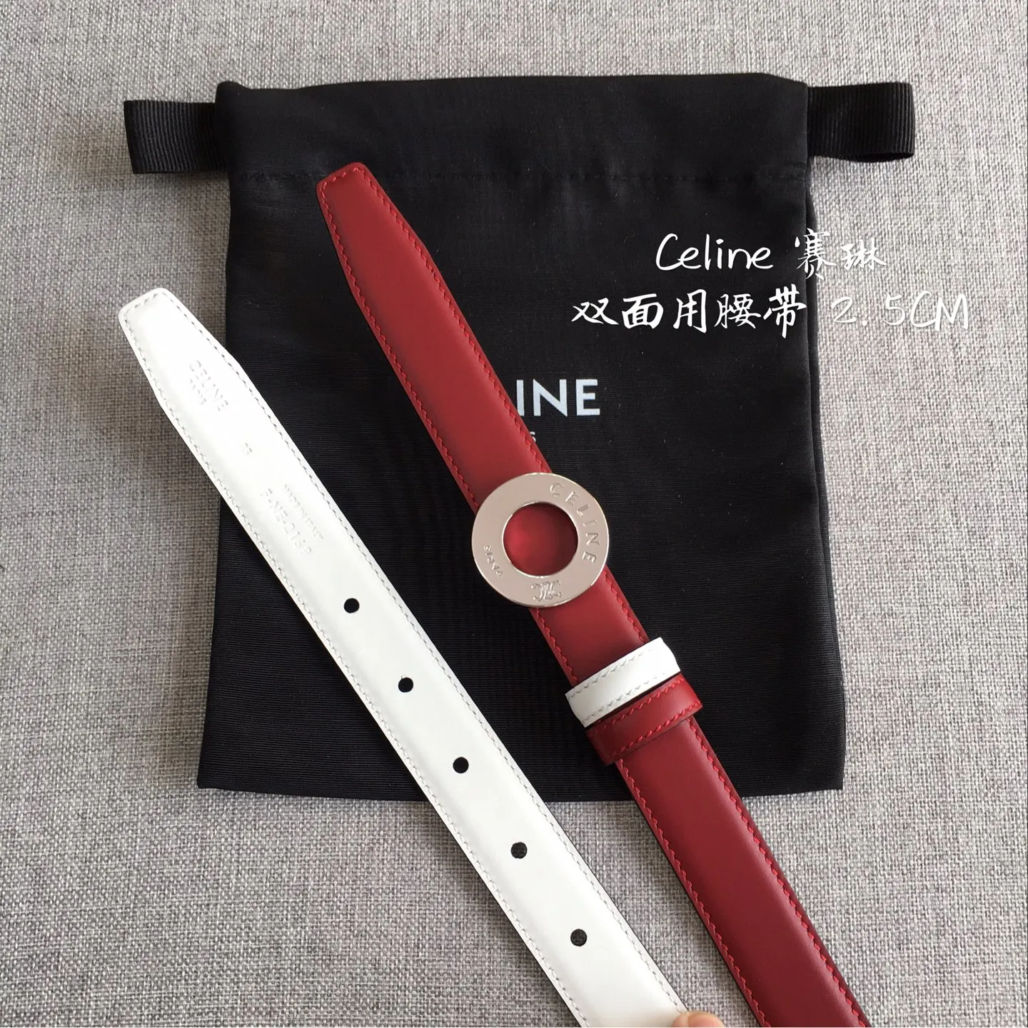 Celine New Three-Dimensional Float Buckle Women s Belt - Detail view 6