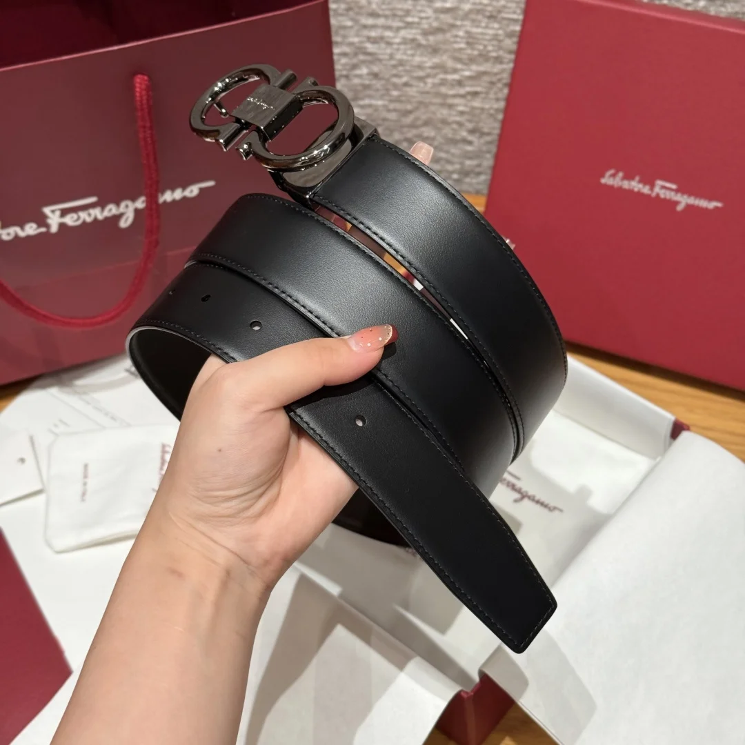 Ferragamo Width 3.5cm premium custom men s belt - Detail view 2