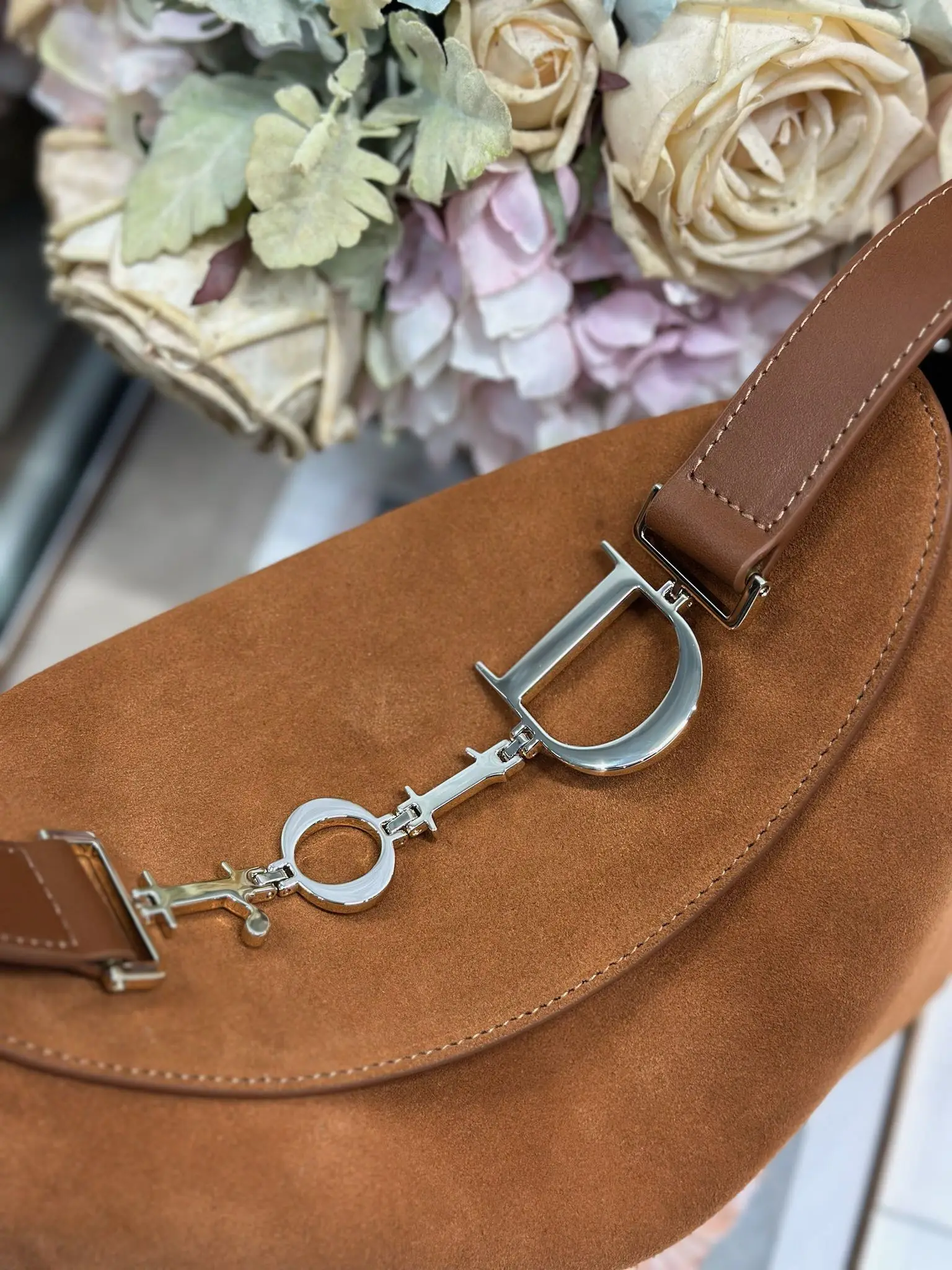 Dior 1411 Spring/Summer Color Block Small Handbag Women s Shoulder Bag - Detail view 5