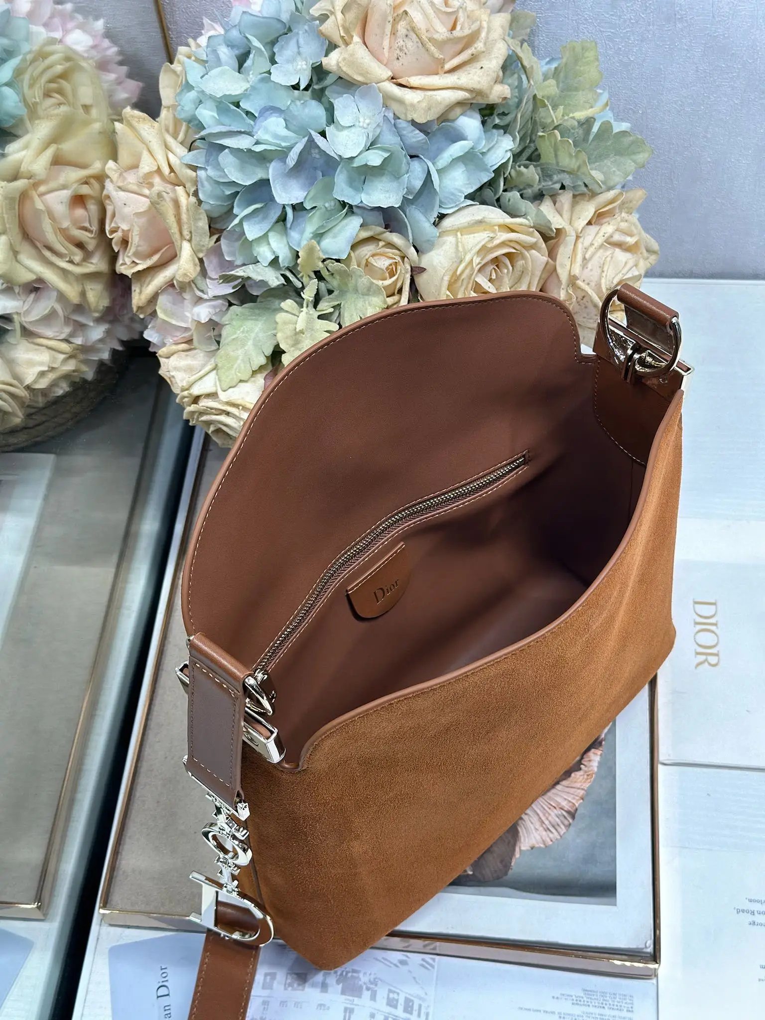 Dior 1411 Spring/Summer Color Block Small Handbag Women s Shoulder Bag - Detail view 8
