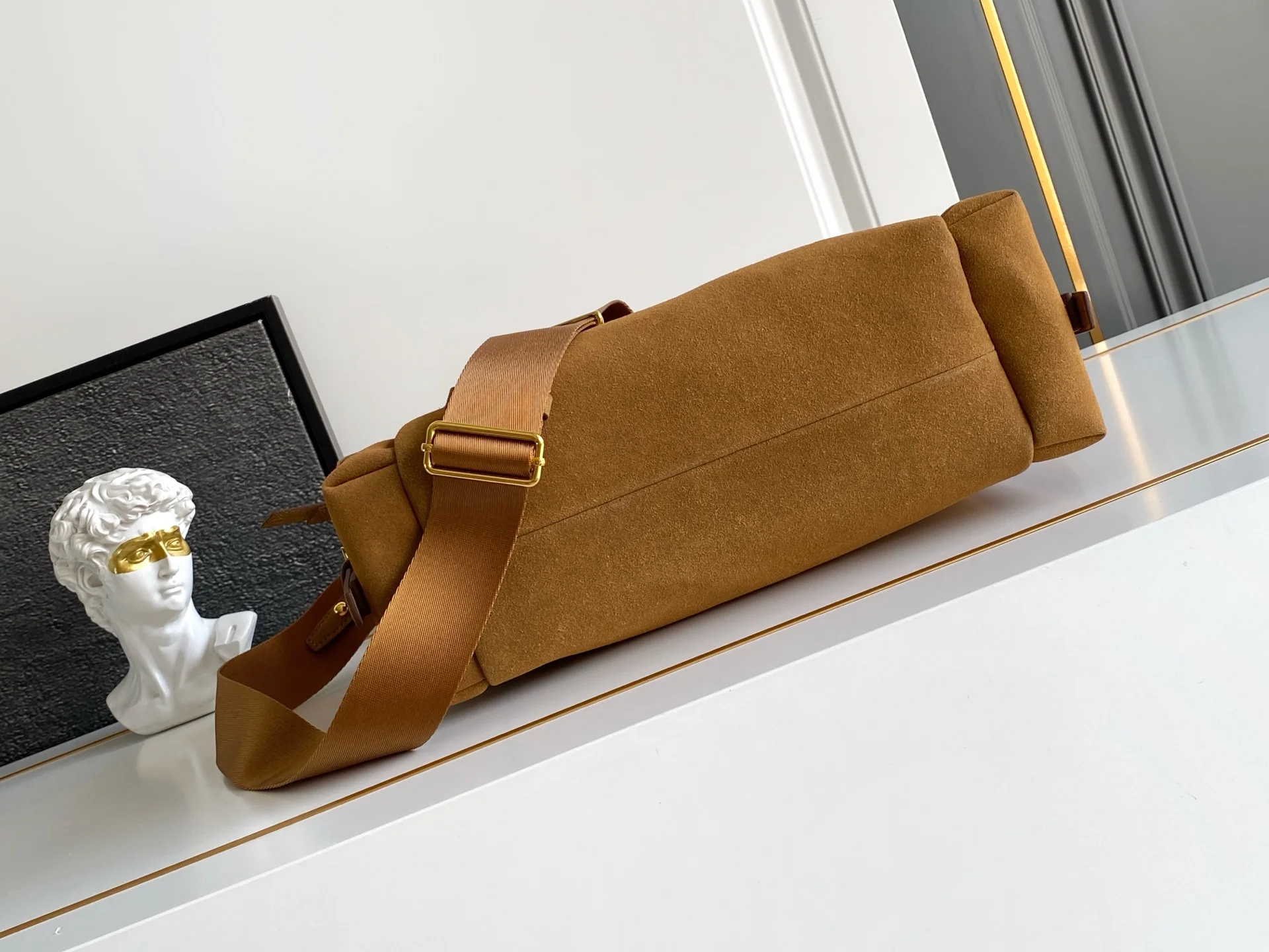 Prada 1BC264 Imported Suede Exploration Bag Women s Crossbody Bag - Detail view 4