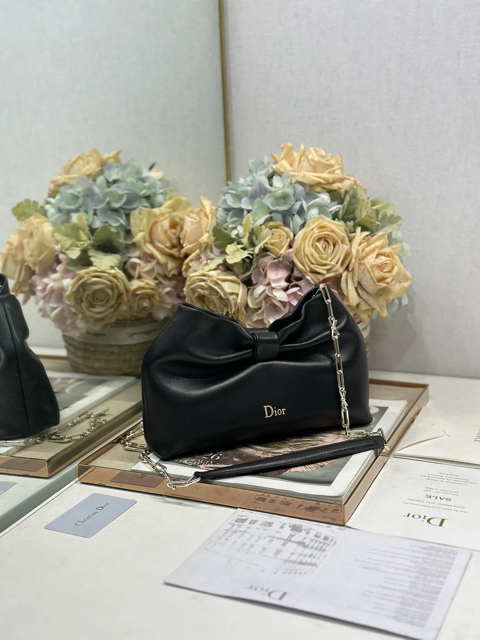 迪奥0714 2026春夏新款链条包 女士斜挎包 - 细节图 2