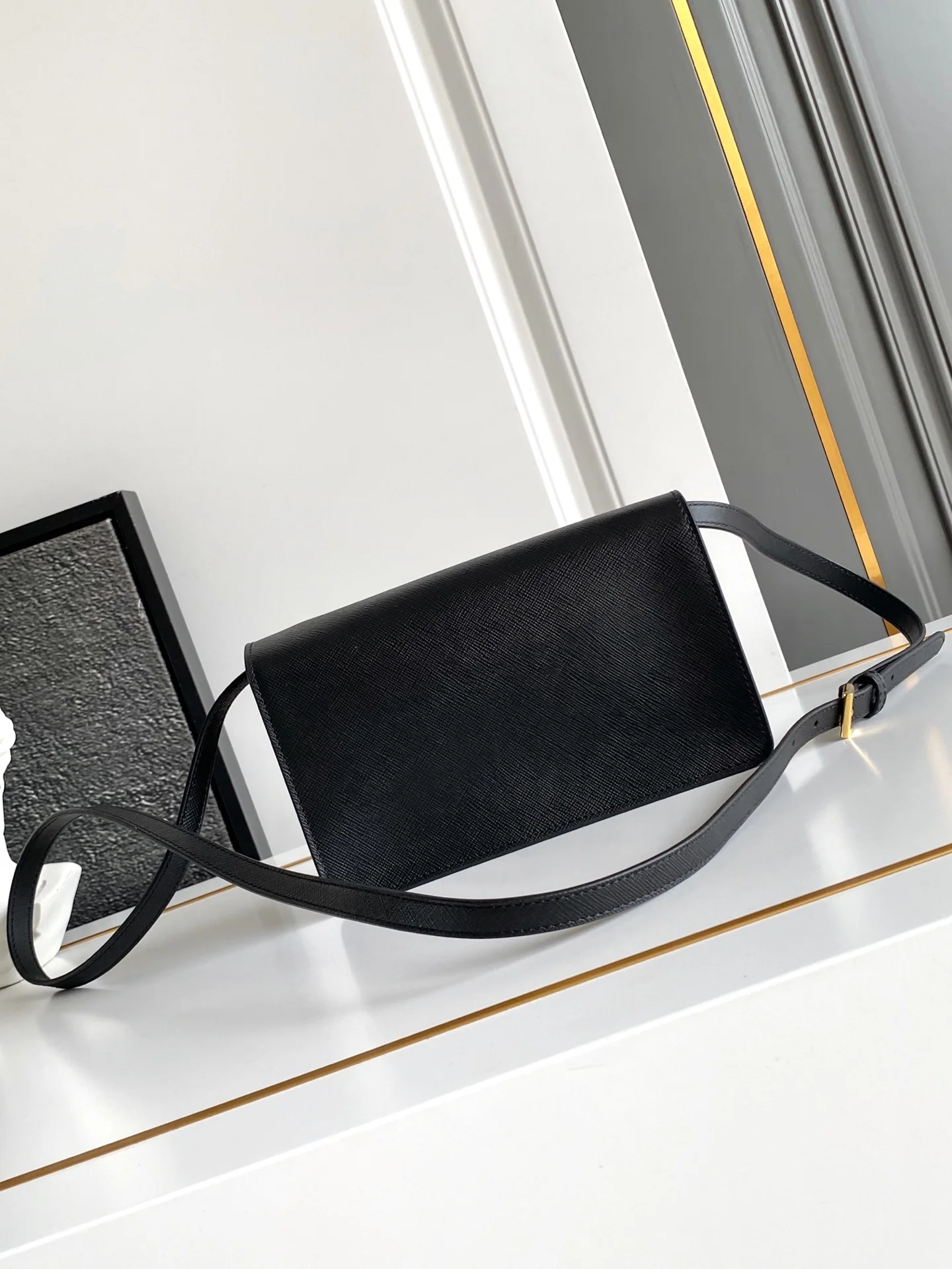 Prada 1BD386 New Leather Mini Handbag Women s Crossbody Bag - Detail view 3