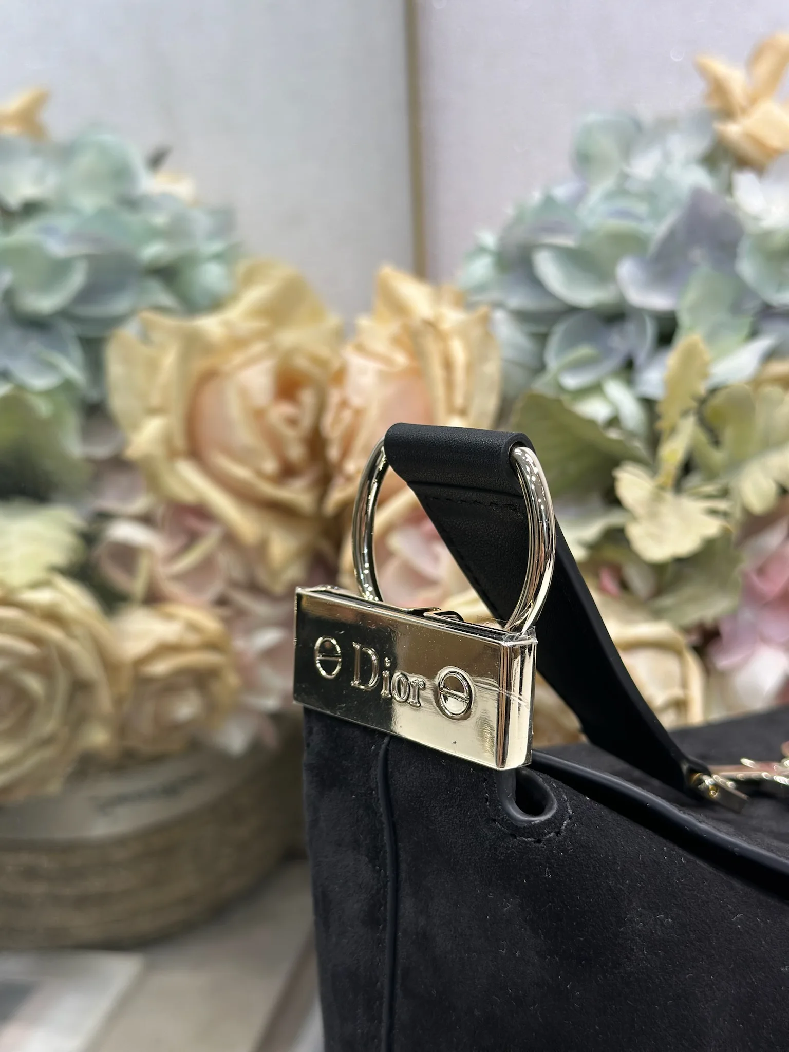 Dior 1411 Spring/Summer Color-Block Small Handbag Women s Shoulder Bag - Detail view 7