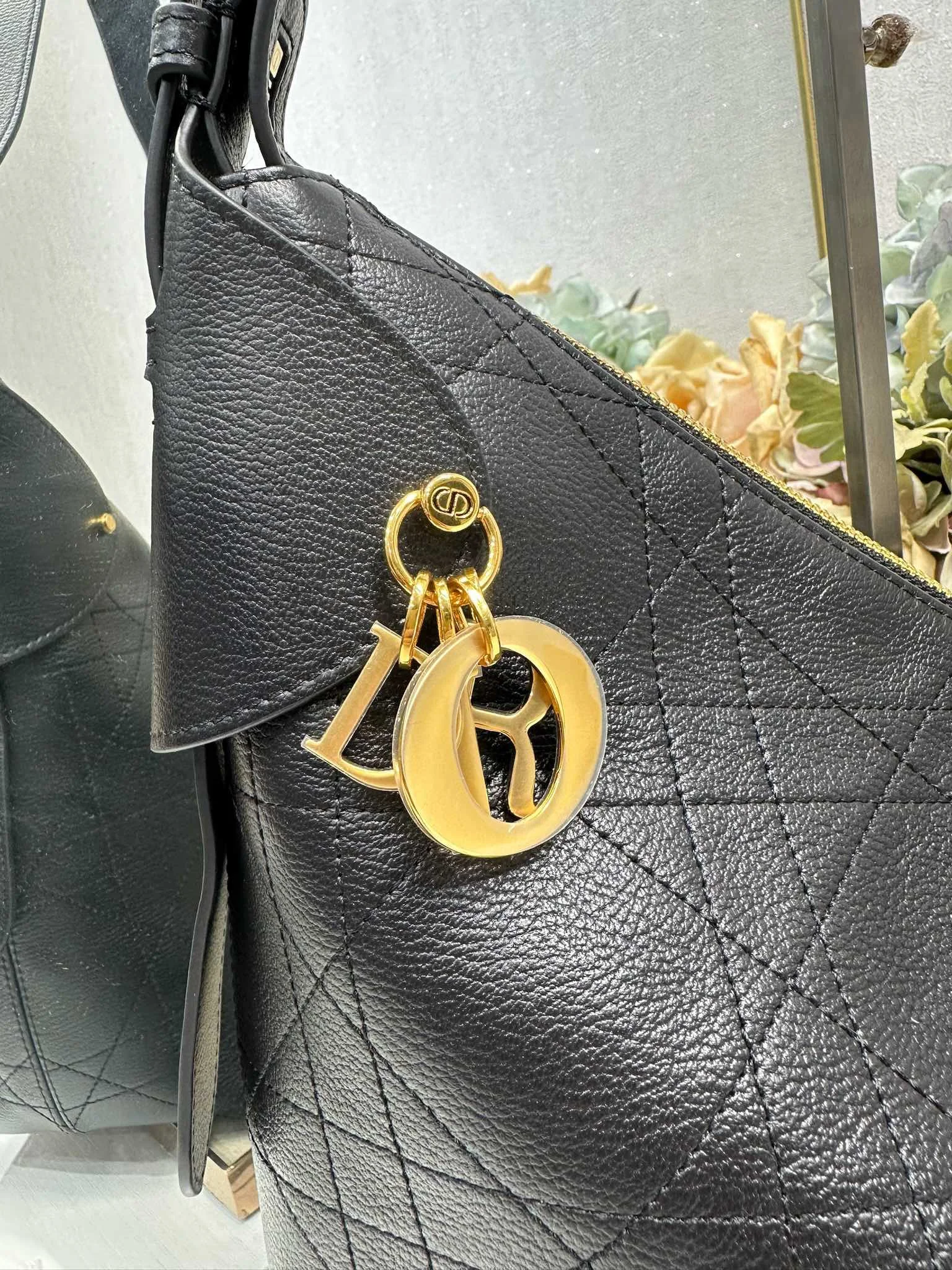 Dior 2844 Early Ivy Plaid Lambskin Handbag Women s Shoulder Bag - Detail view 5