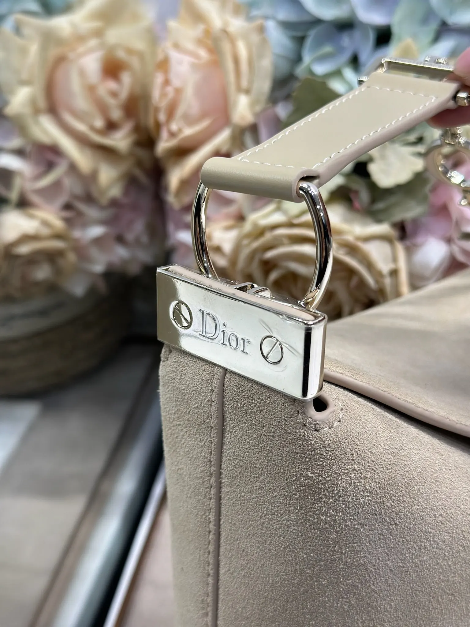 Dior 1411 Spring/Summer Color-Block Small Handbag Women s Shoulder Bag - Detail view 6