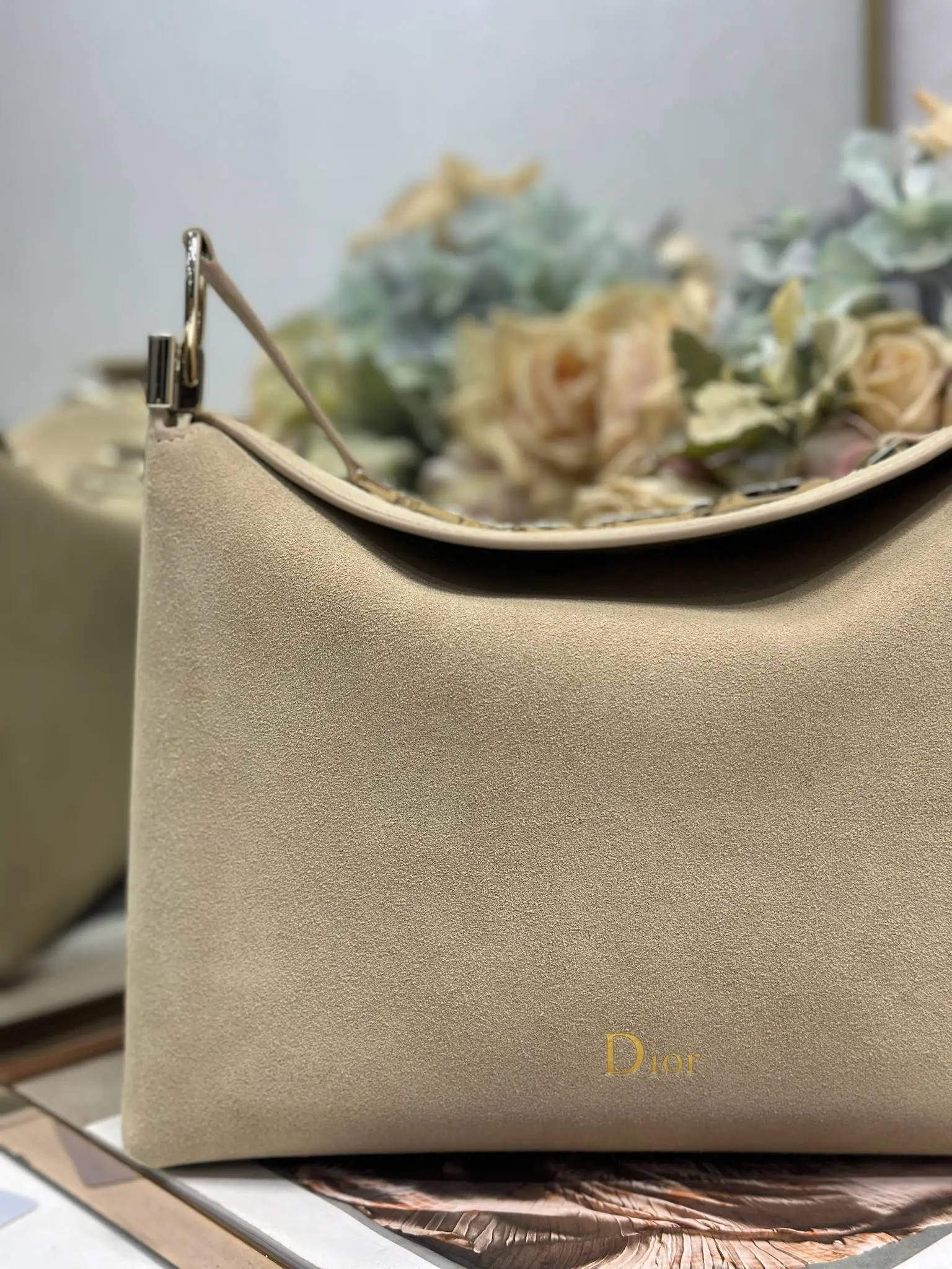 Dior 1411 Spring/Summer Color-Block Small Handbag Women s Shoulder Bag - Detail view 7