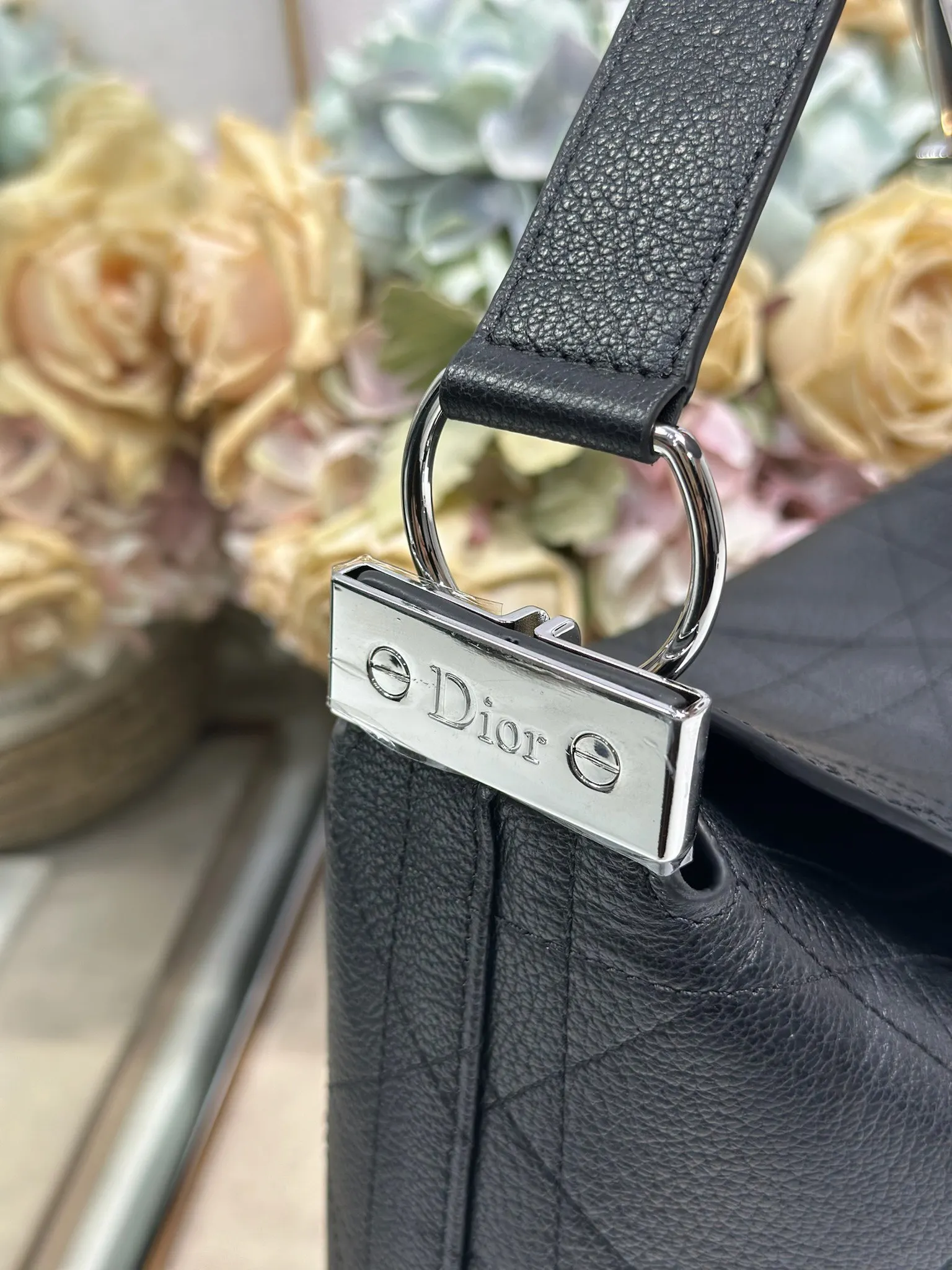 Dior 1412 Spring and Summer Color-Block Small Handbag Women s Shoulder Bag - Detail view 4