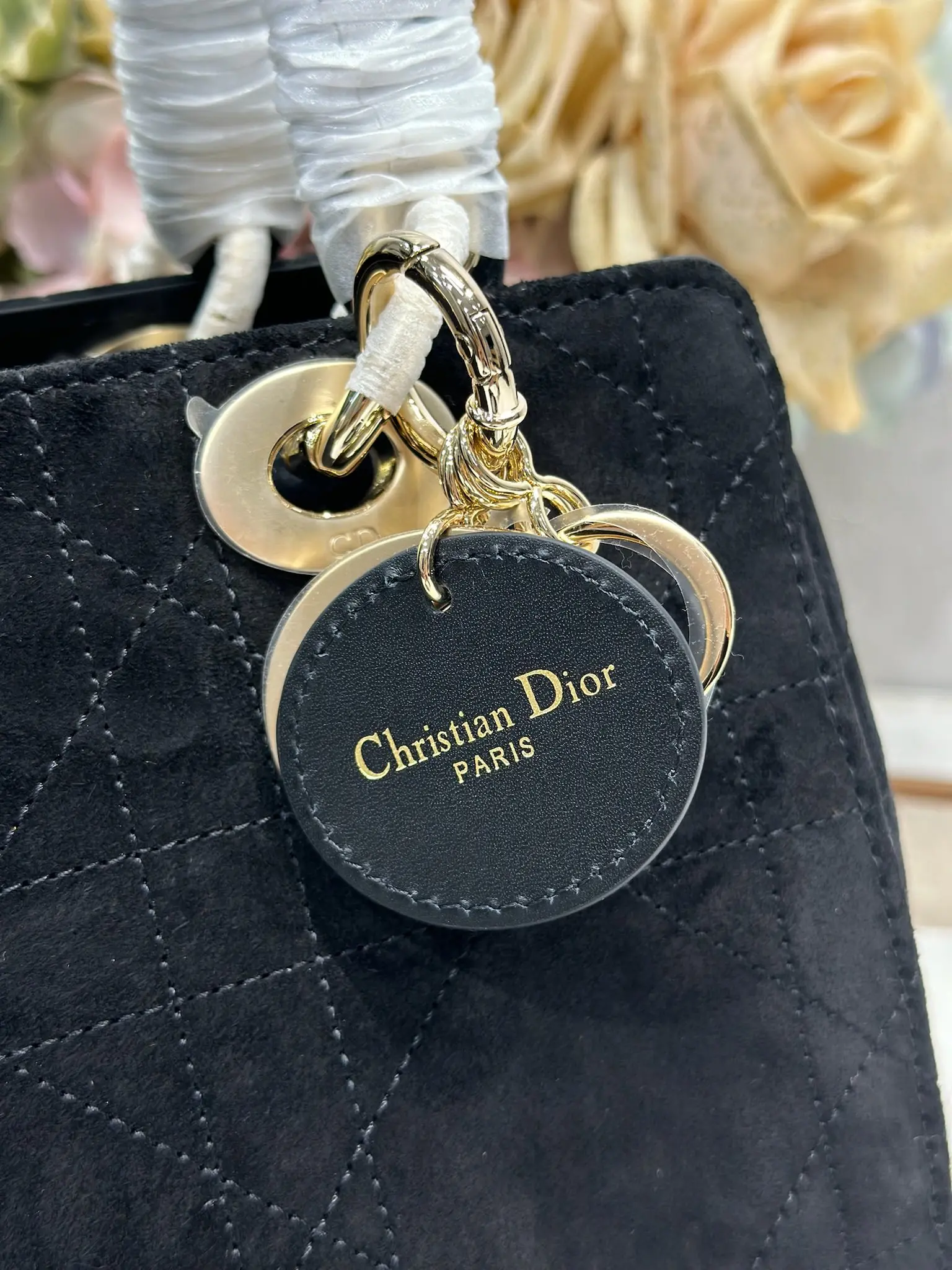 迪奥1440 早春平纹羊皮手袋 女士斜挎包 - 细节图 6