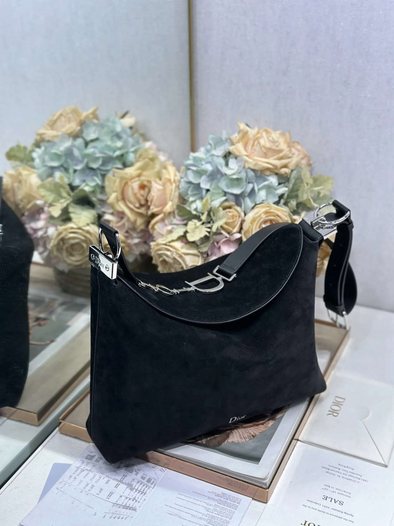 Dior 1412 Spring and Summer Color-Block Small Handbag Women s Shoulder Bag - Detail view 2