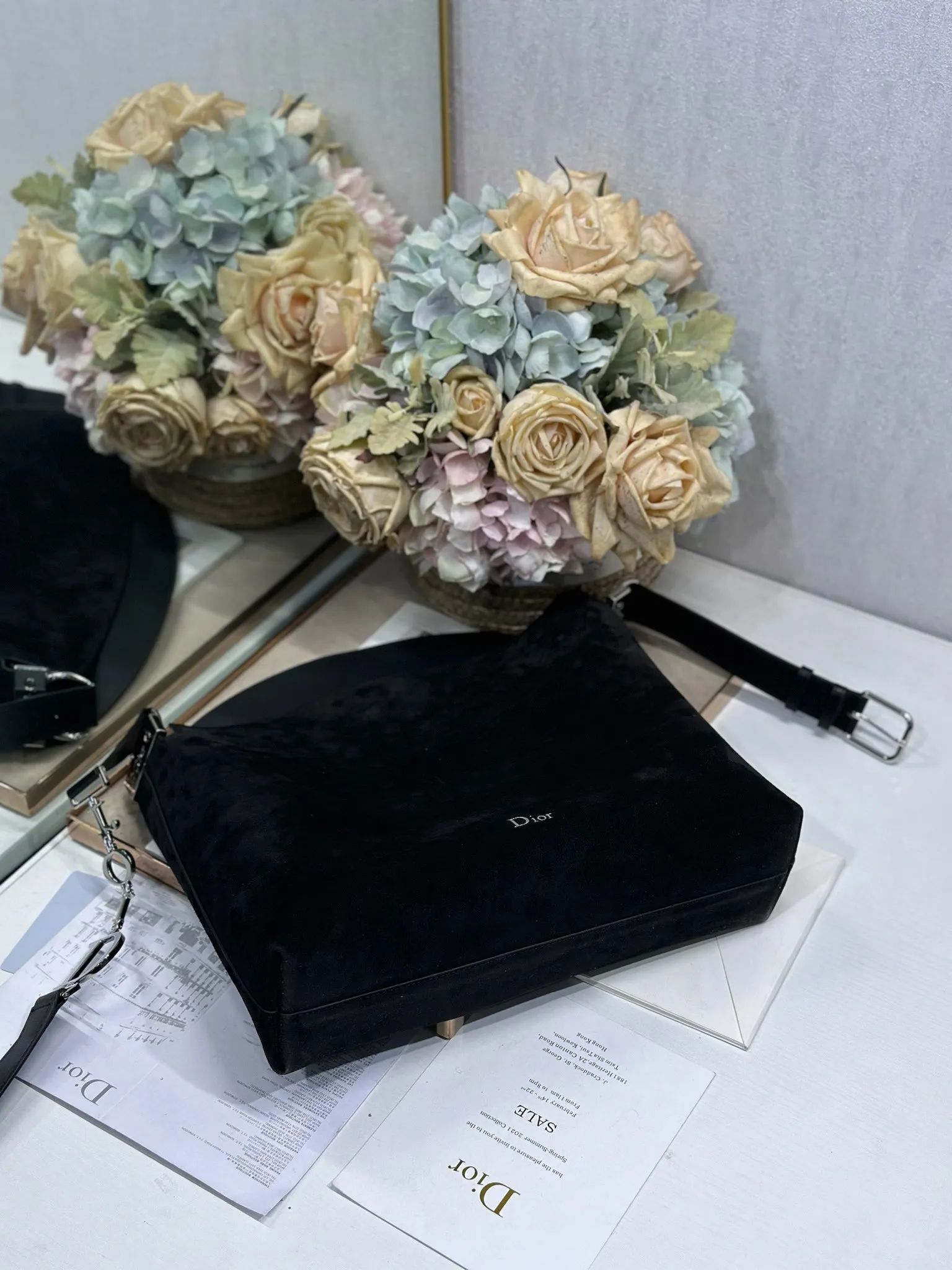 Dior 1412 Spring and Summer Color-Block Small Handbag Women s Shoulder Bag - Detail view 5