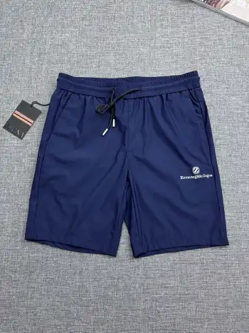 6 New Solid Color Drawstring Casual Business Shorts