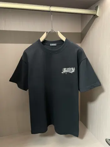 春夏纯棉精梳棉男士短袖