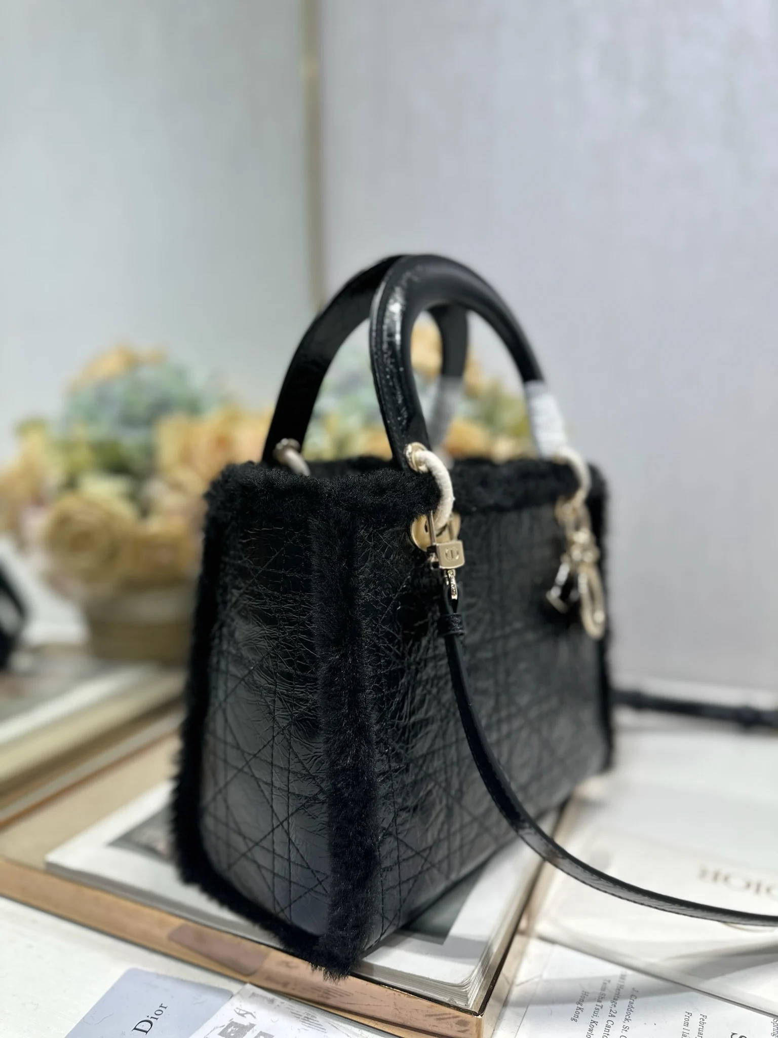 迪奥0565 戴妃四格手袋 女士斜挎包 - 细节图 2