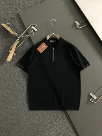 Spring/Summer 2026 Genuine Leather Zipper Short Sleeve