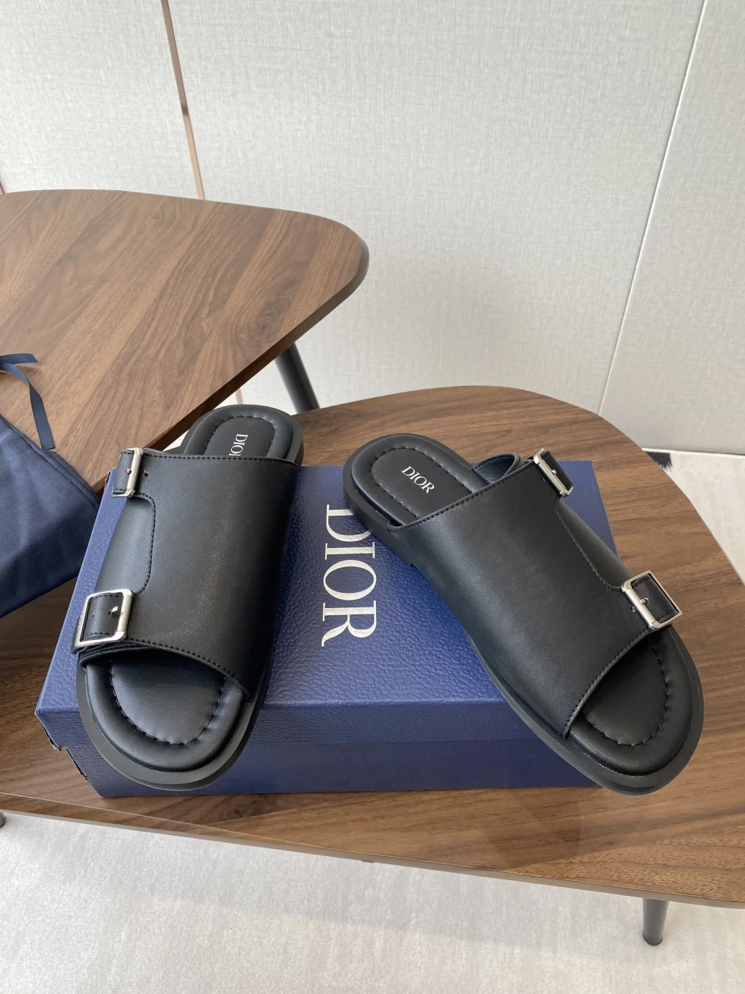 迪奥25ss 春夏最新款 男士超轻发泡大底 凉拖 - 细节图 4